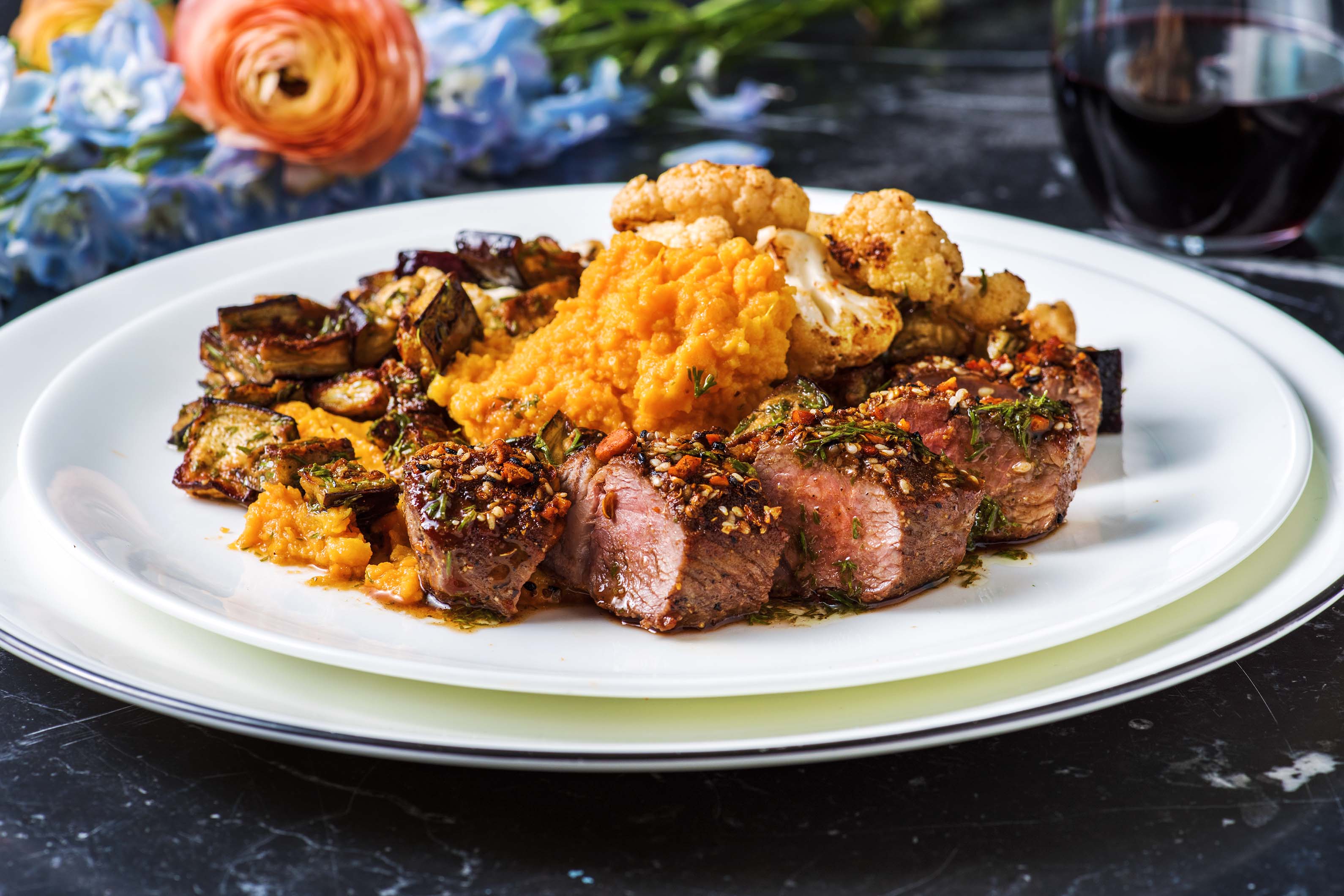 Dukkah Crusted Lamb Loin Recipe HelloFresh