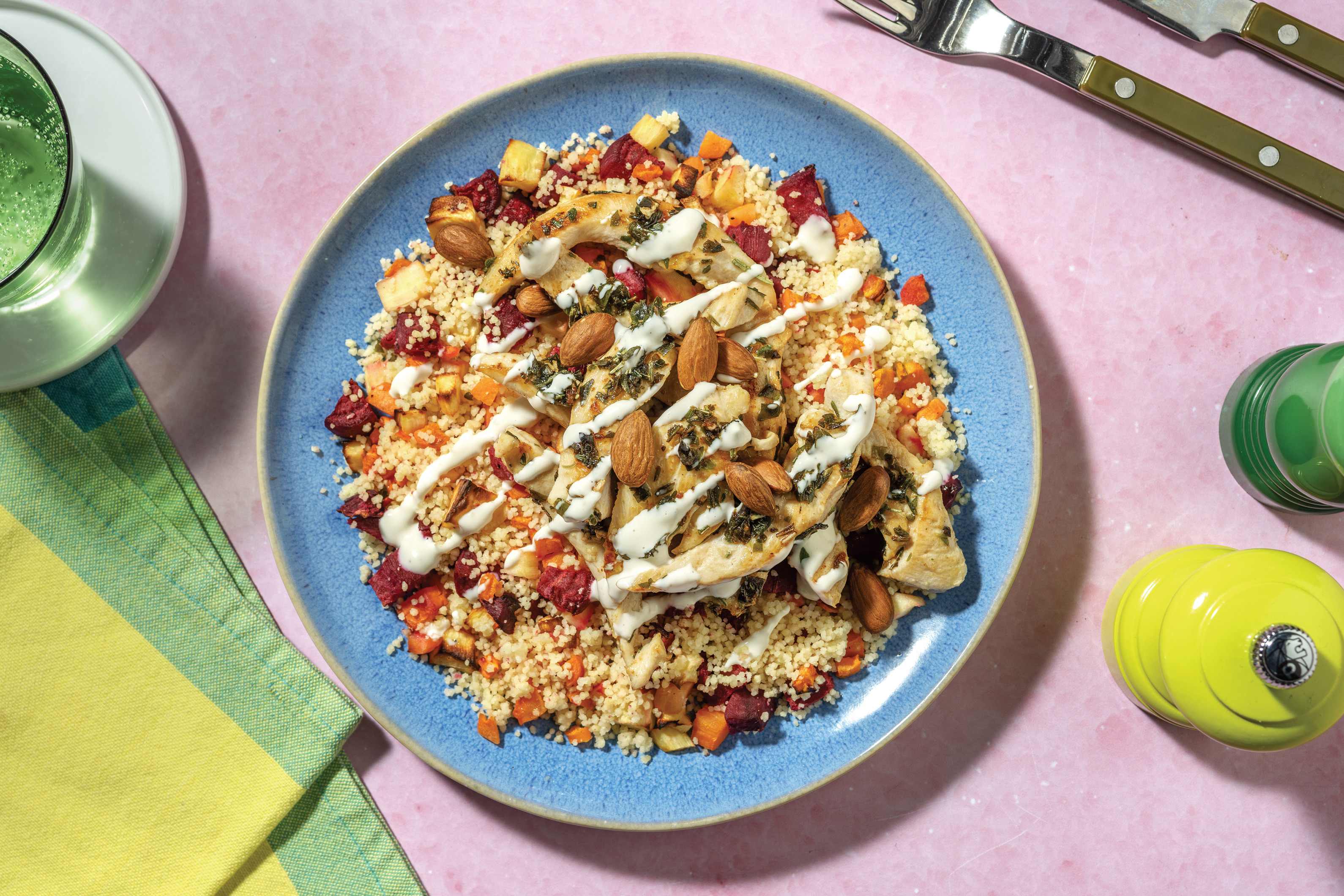 Easy Chimichurri Chicken & Veggie Couscous Recipe HelloFresh