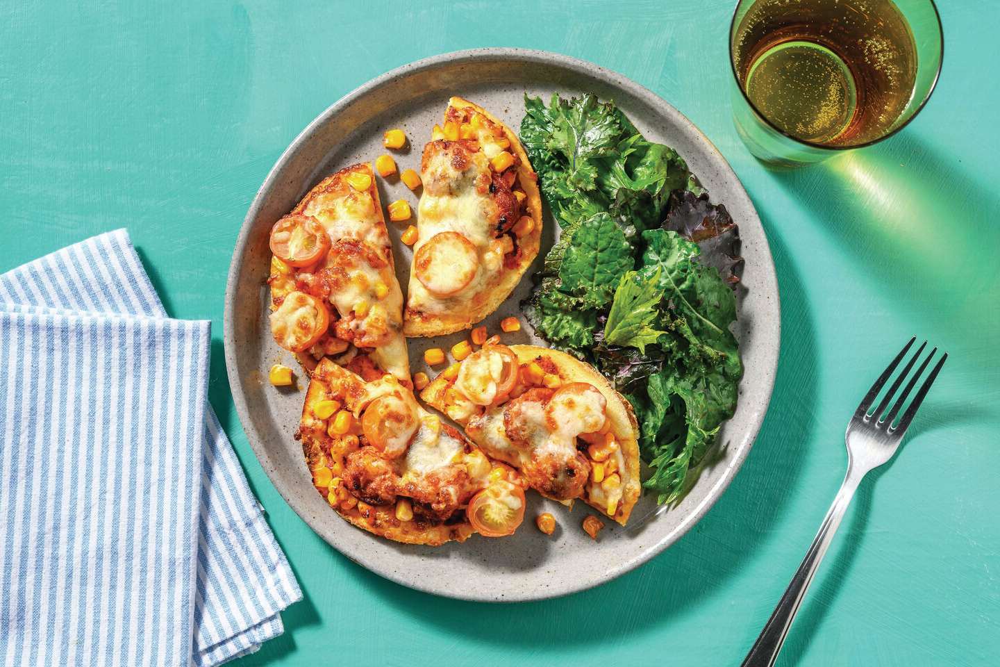 Easy Chorizo & Cherry Tomato Flatbread Pizzas Recipe HelloFresh