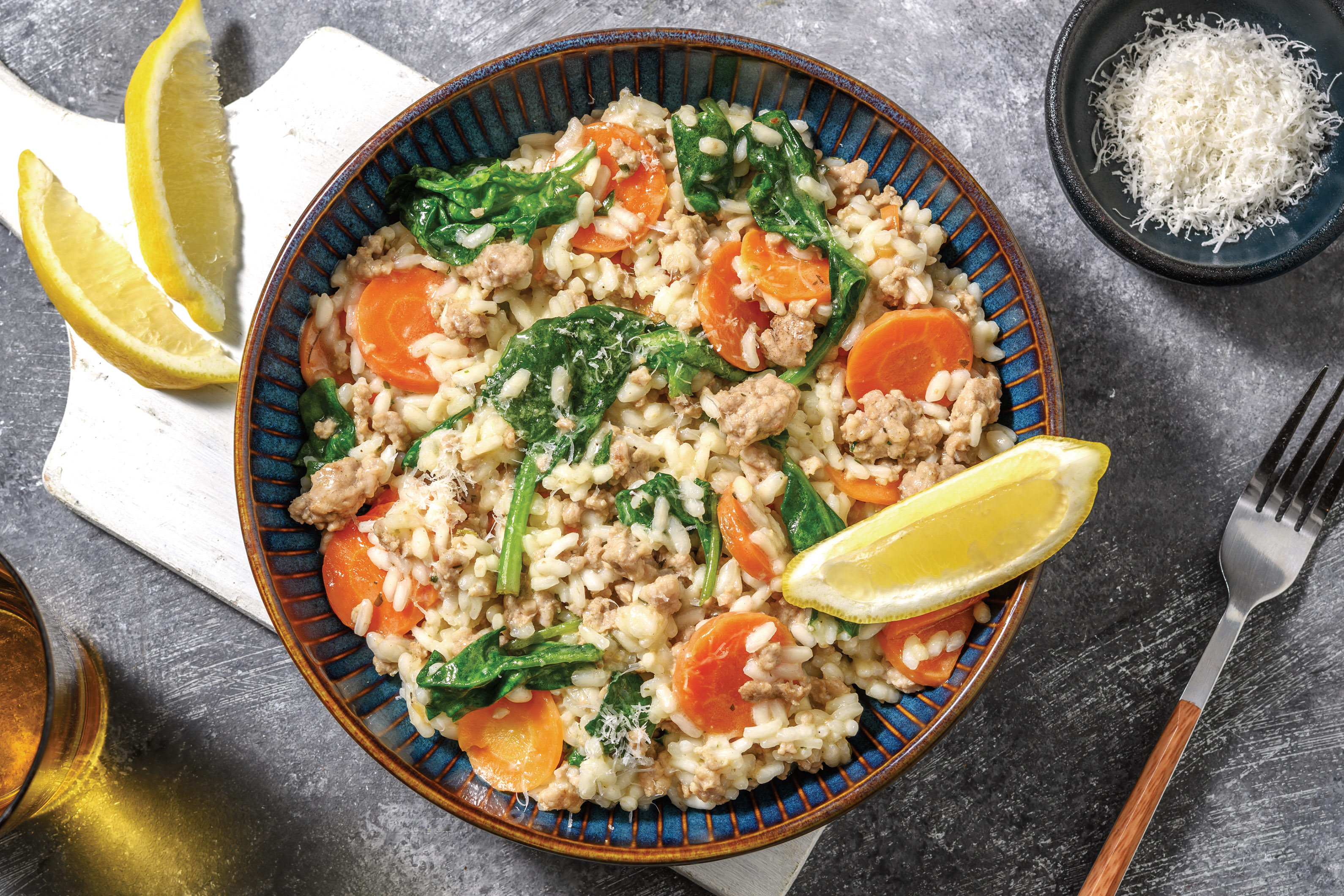 Easy Creamy Pork Risotto Recipe HelloFresh