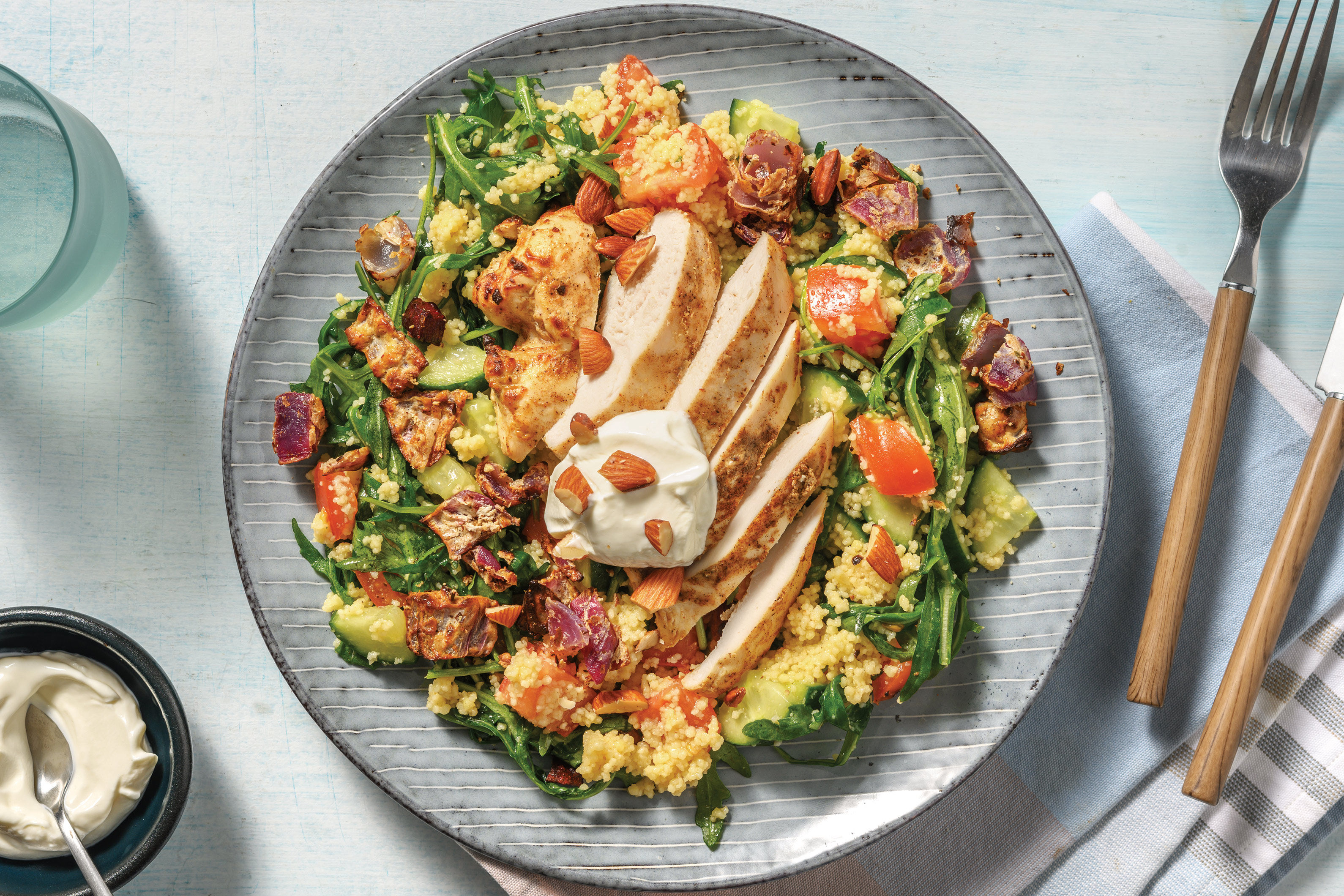 Easy Yoghurt Chicken & Couscous Salad Recipe HelloFresh
