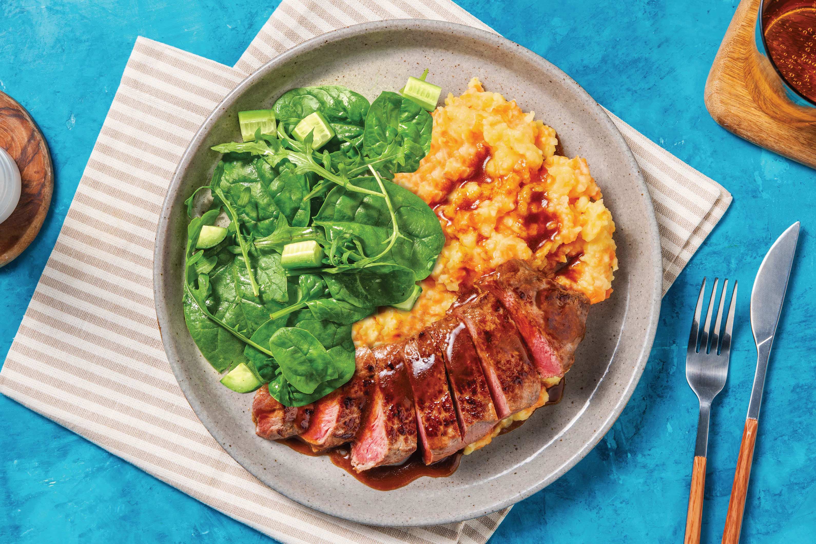 Easy Steak & Gravy Recipe HelloFresh