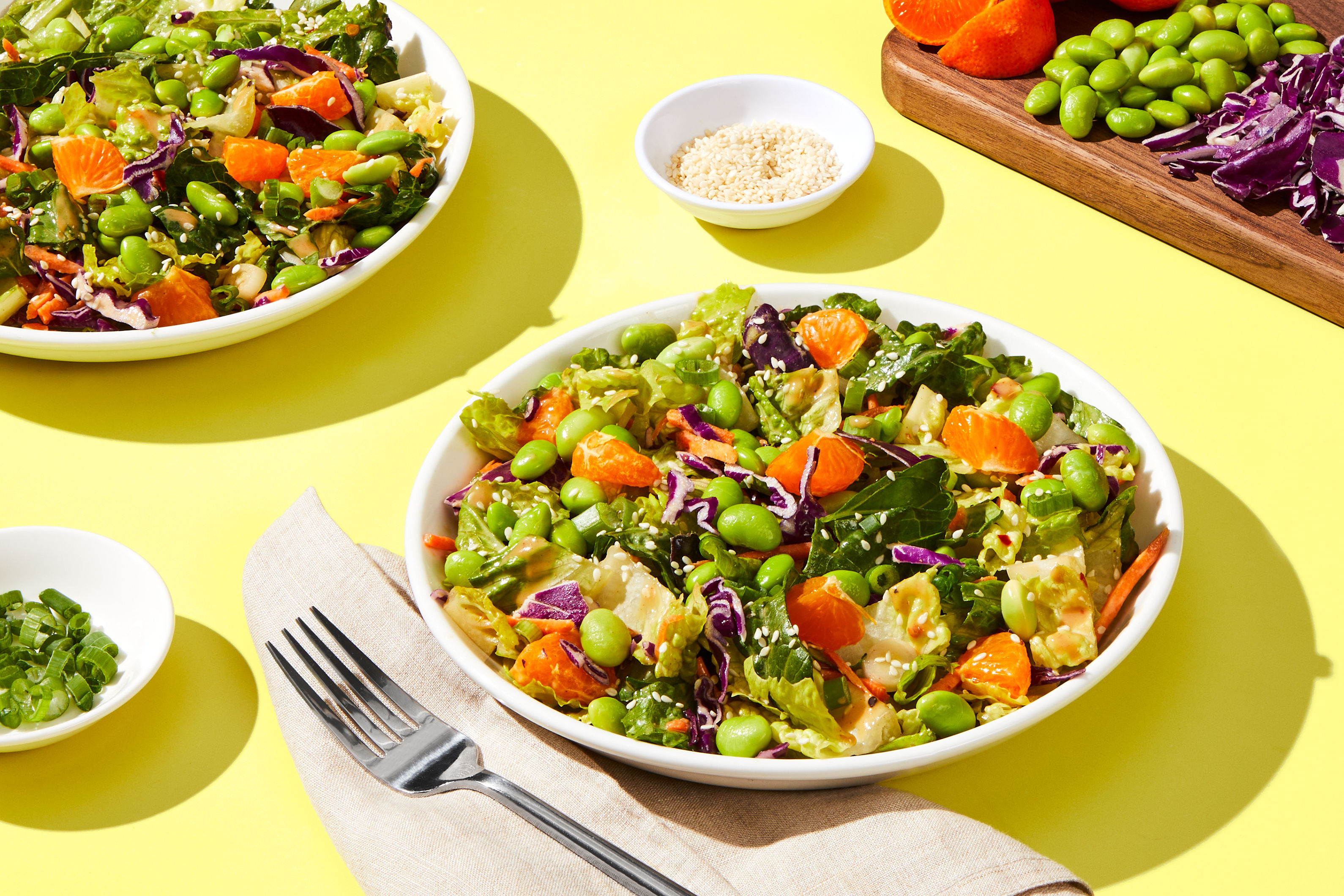 Edamame & Mandarin Orange Crunch Salad Recipe | HelloFresh