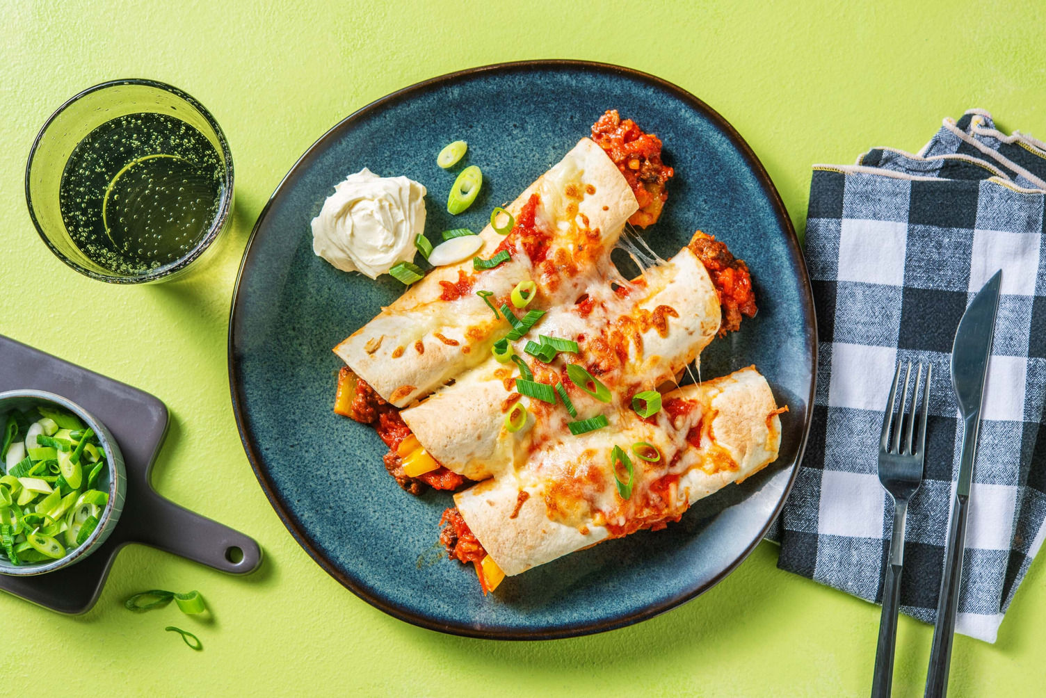 Beef and Pepper Enchiladas Recipe HelloFresh