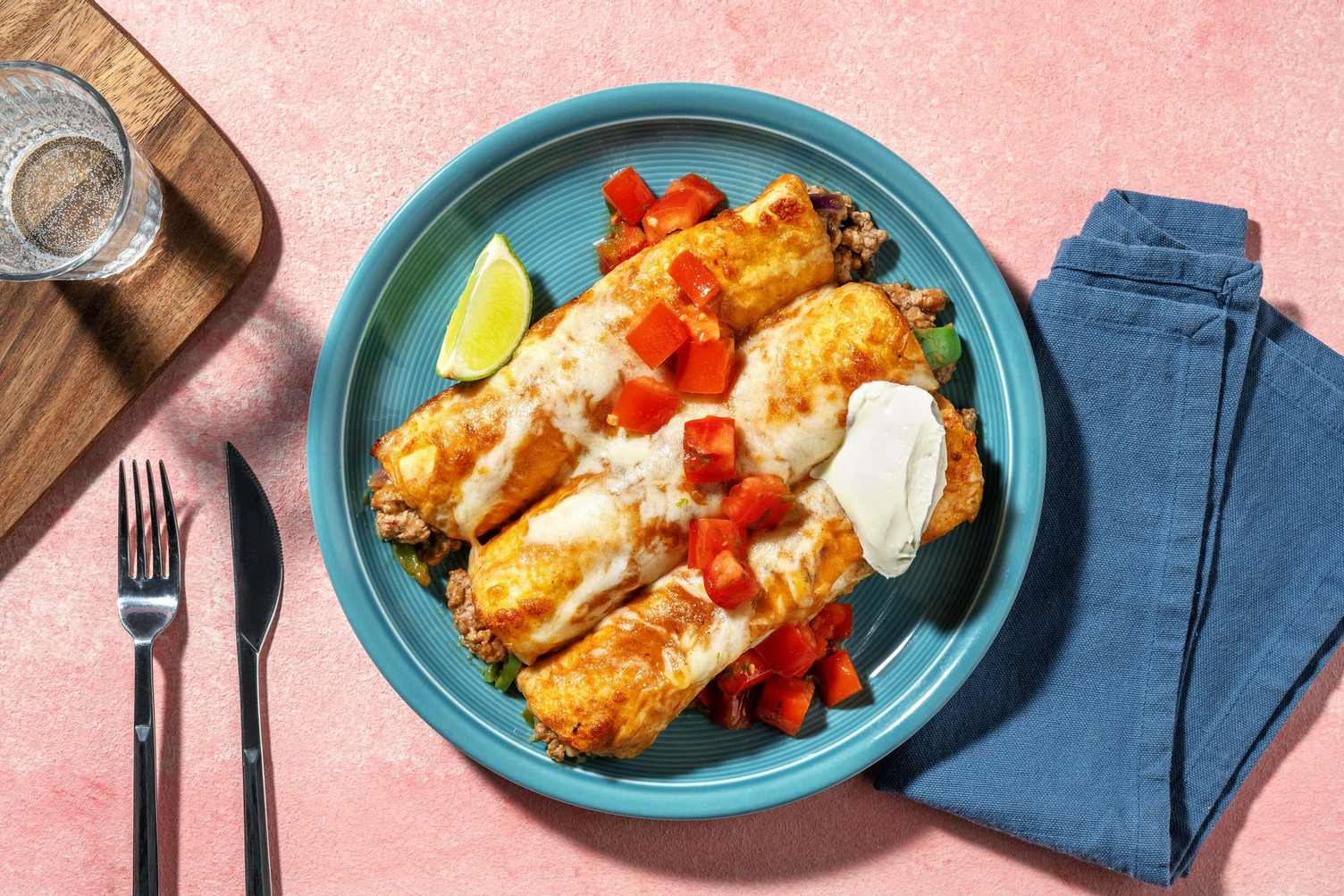 Cheesy Pork Enchiladas and DIY Enchilada Sauce Recipe HelloFresh