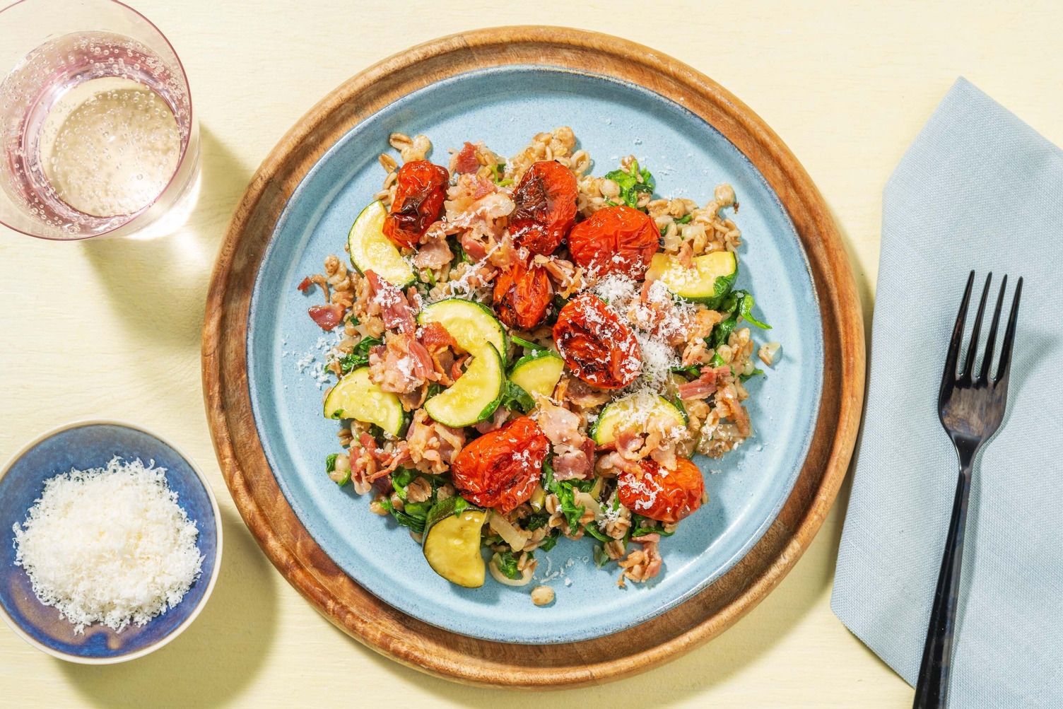 Carb Smart 'BLT' Farro Recipe HelloFresh