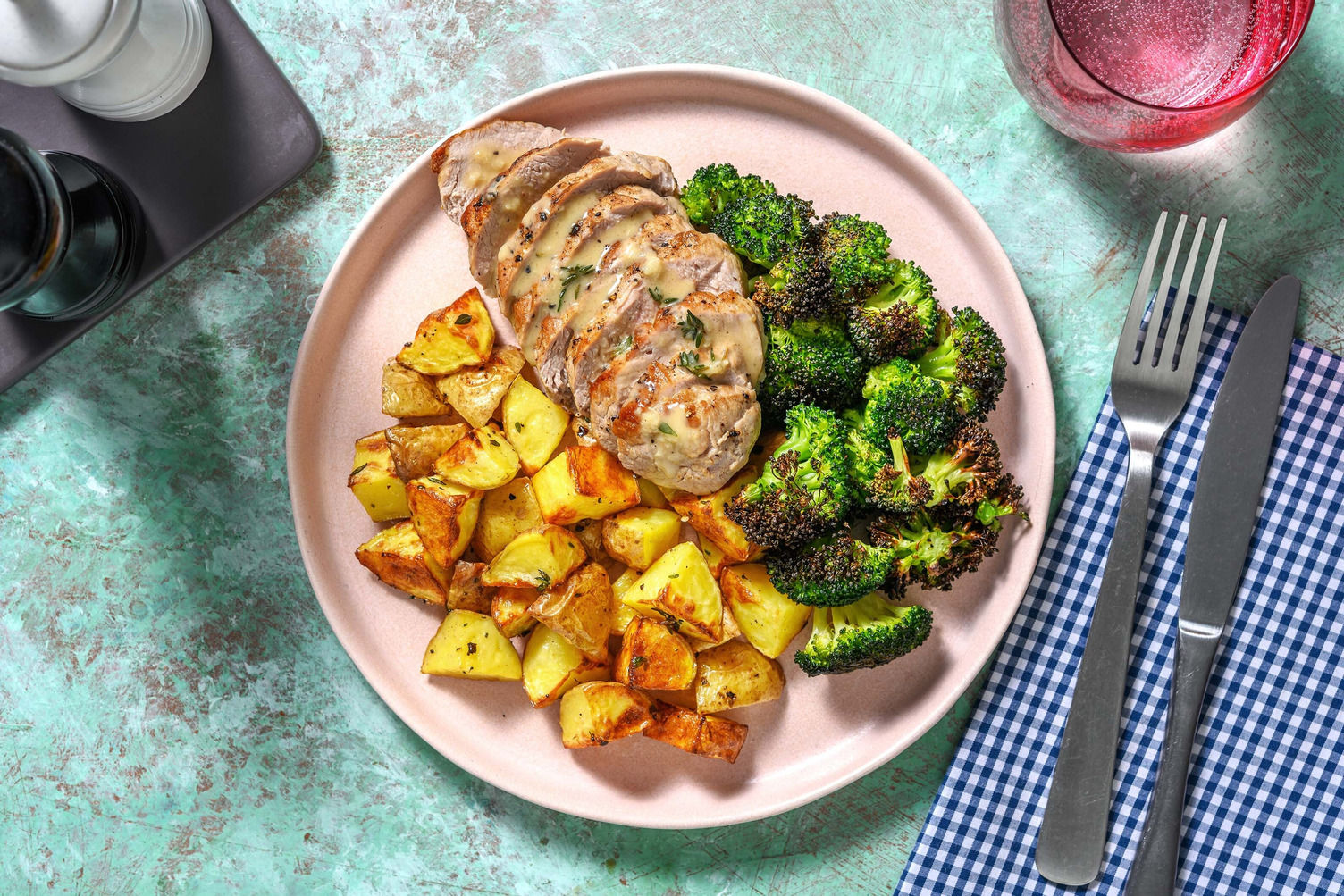 Calorie Smart HoneyThyme Pork Recipe HelloFresh