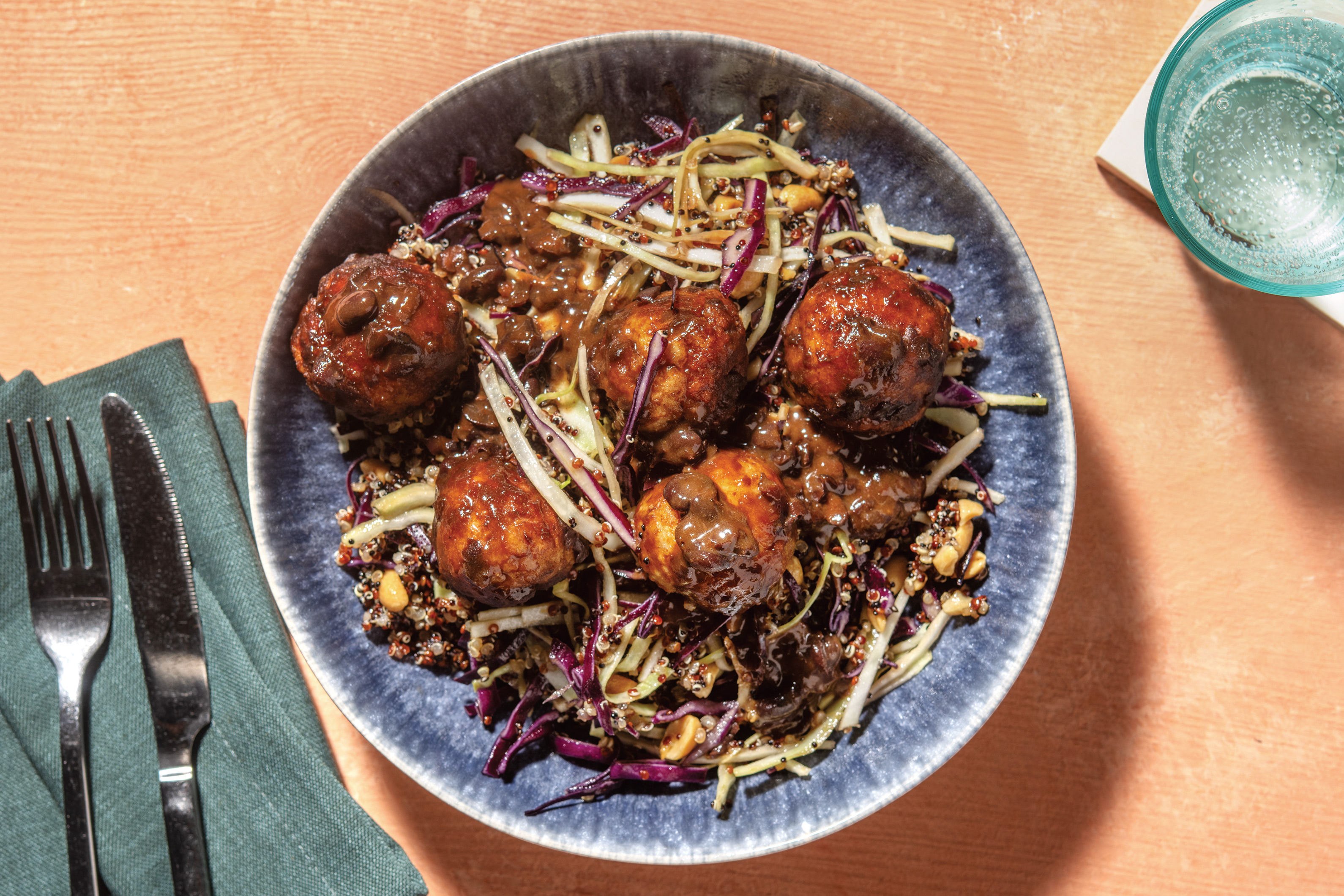 Easy Beef Meatballs & Black Bean Glaze Recipe HelloFresh