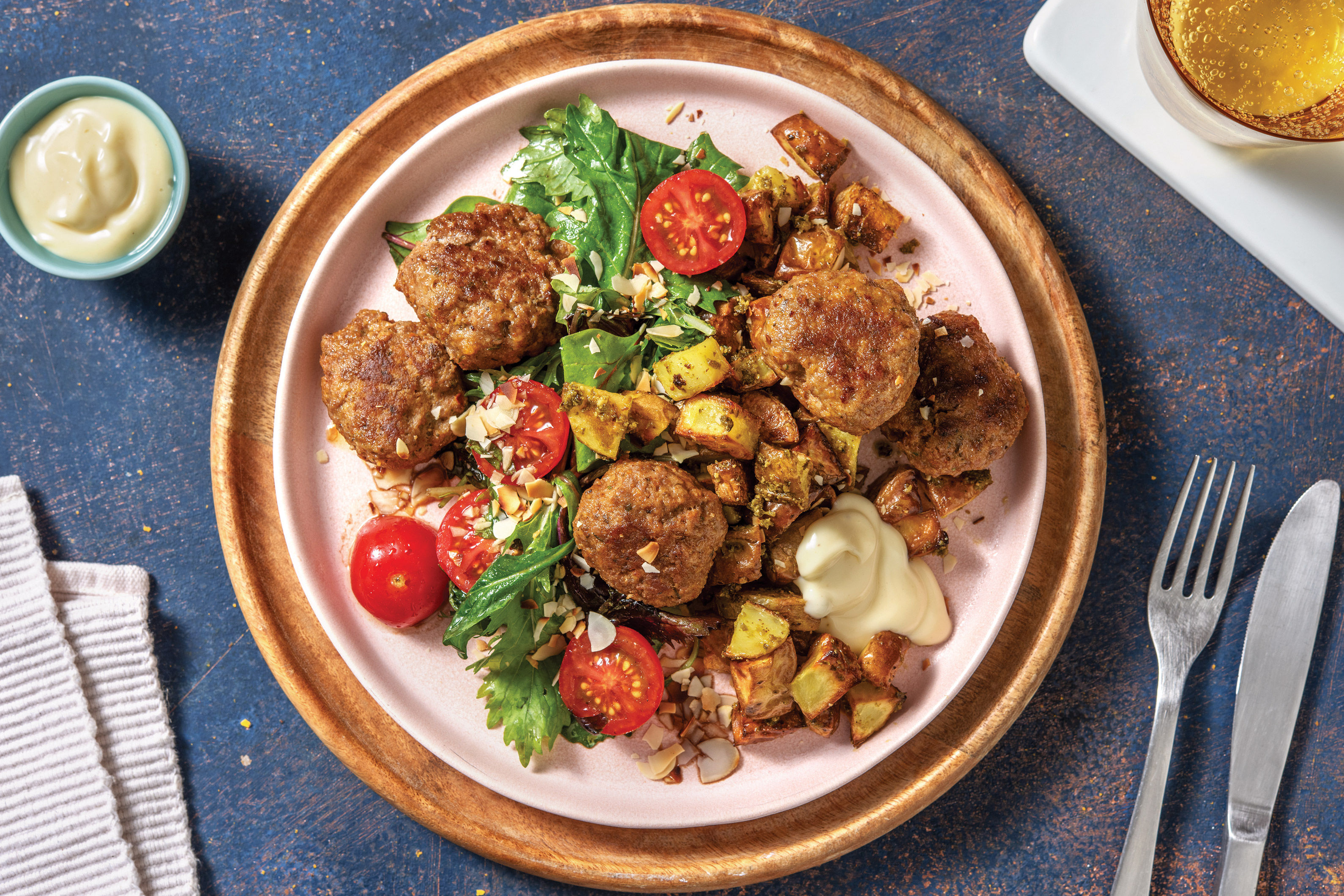 Garlic & Herb Parmesan Rissoles Recipe | HelloFresh