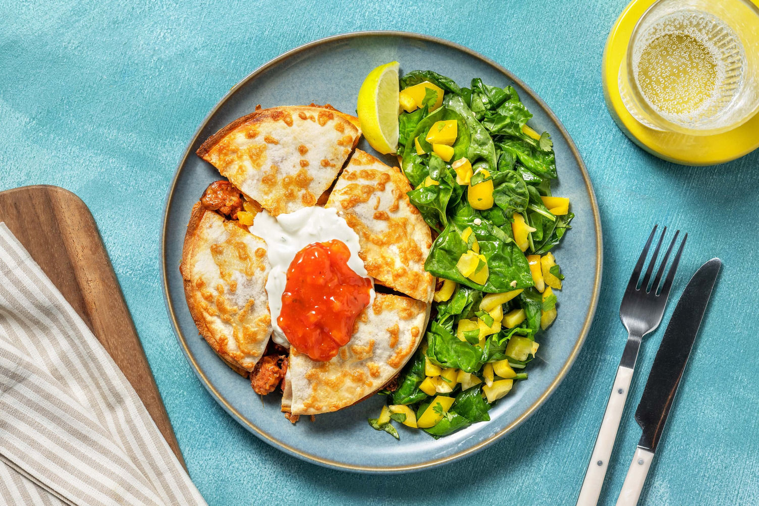 Chorizo Tortilla Stacks Recipe | HelloFresh