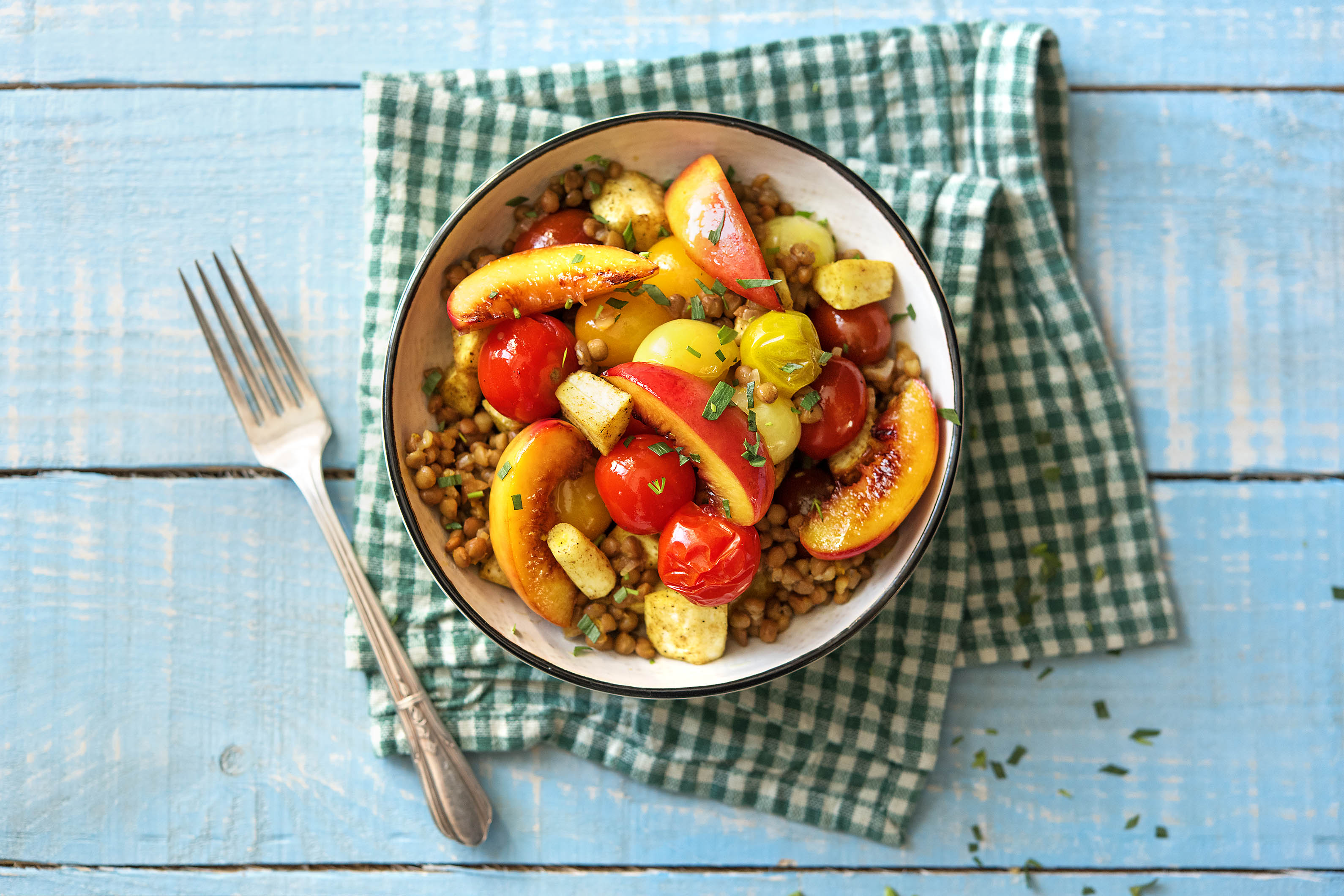 Gebackene Masala-Pastinaken mit Nektarinen Rezept | HelloFresh