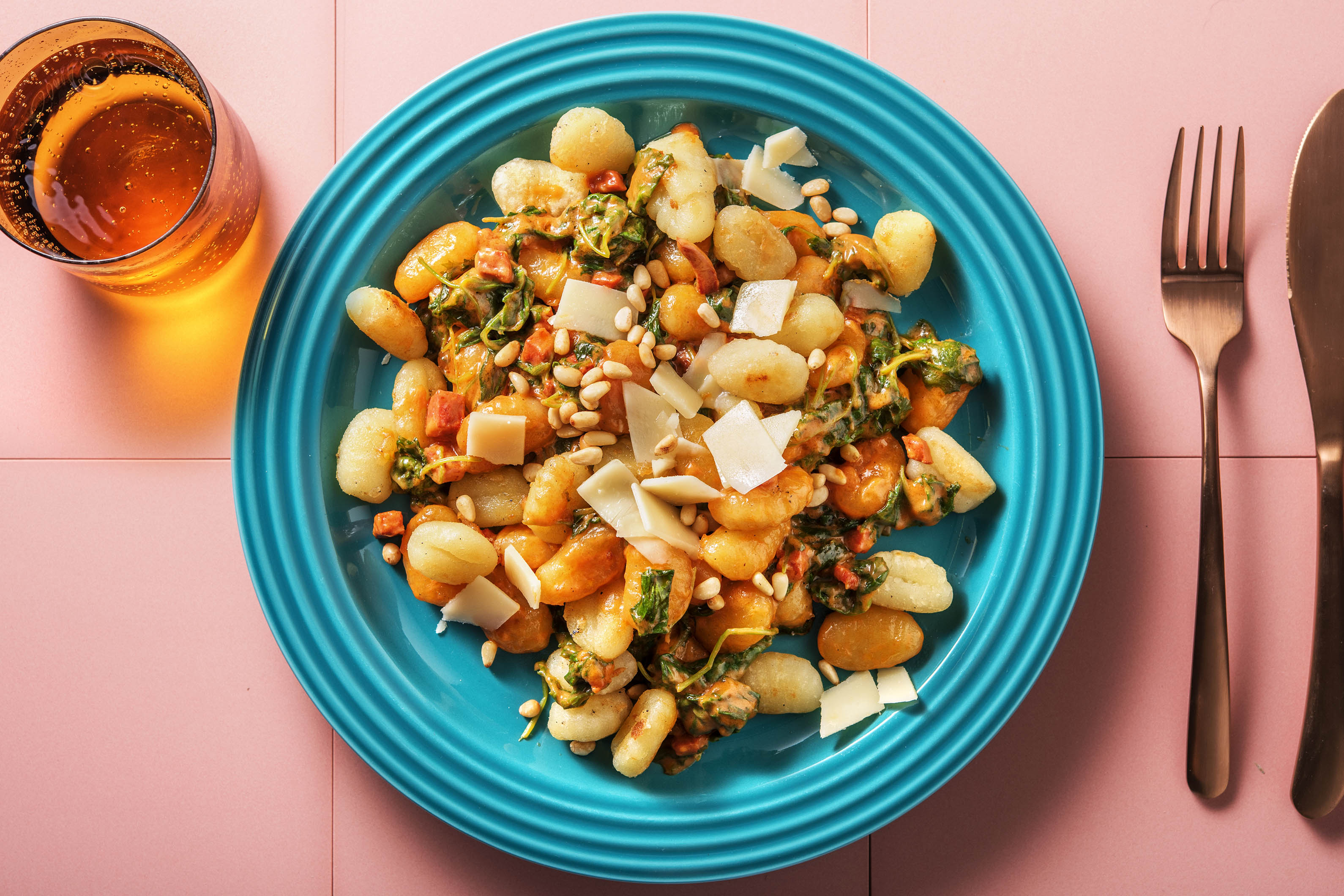 Gnocchi mit Tomatenrahm und Chorizo Rezept HelloFresh