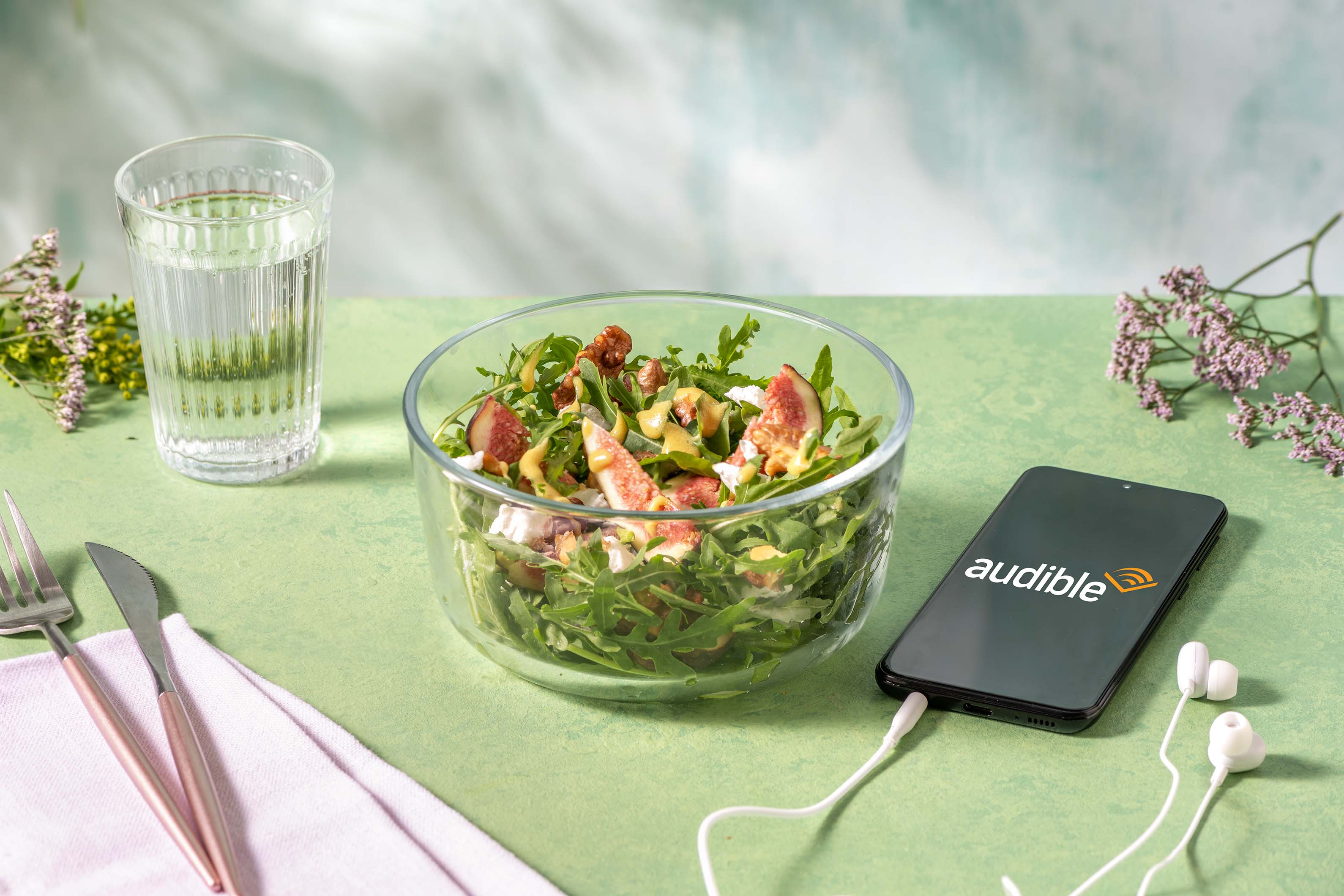 Goat's Cheese and Fig Salad with Rocket and Walnuts Recipe HelloFresh