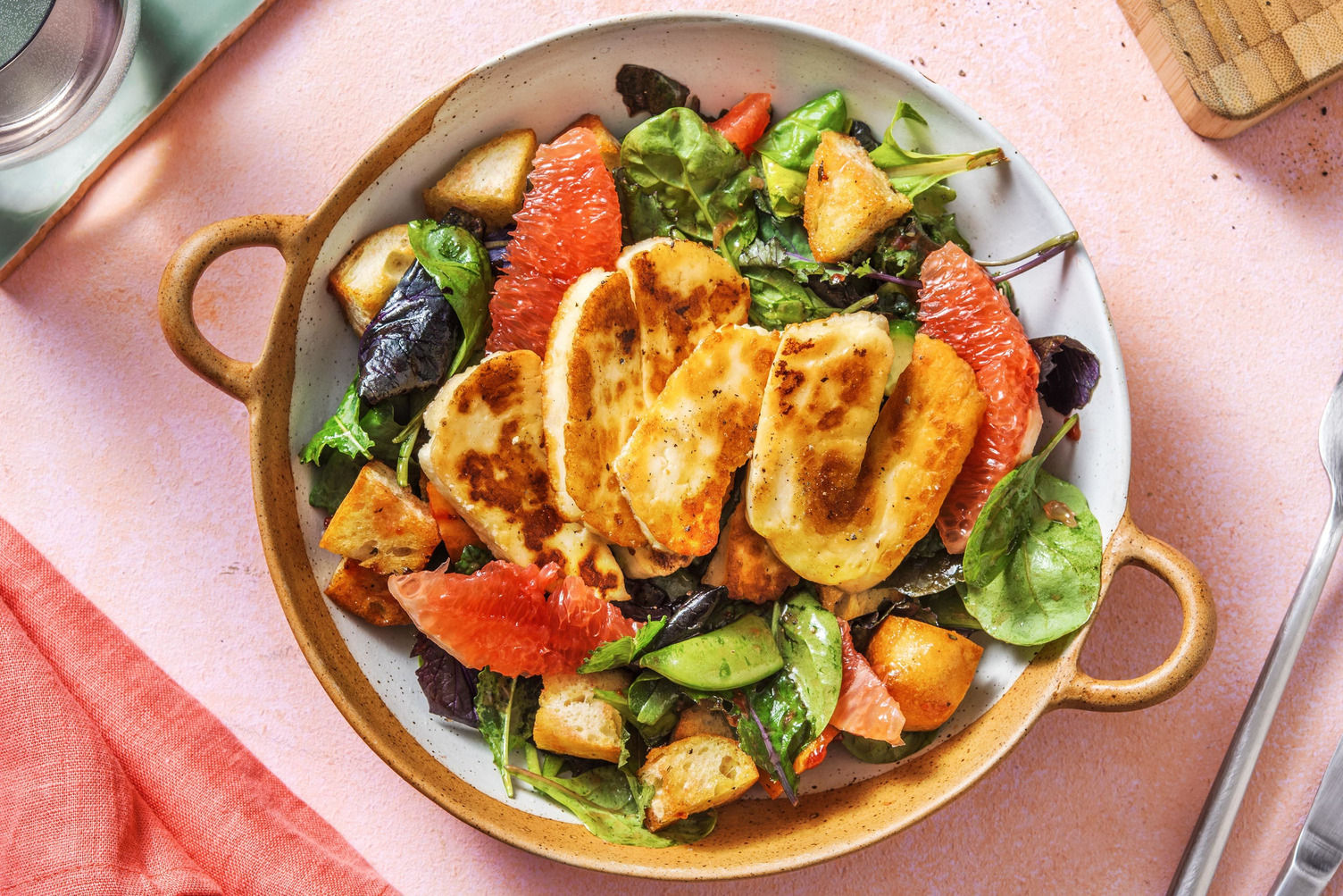Grapefruit and Halloumi Salad Recipe HelloFresh