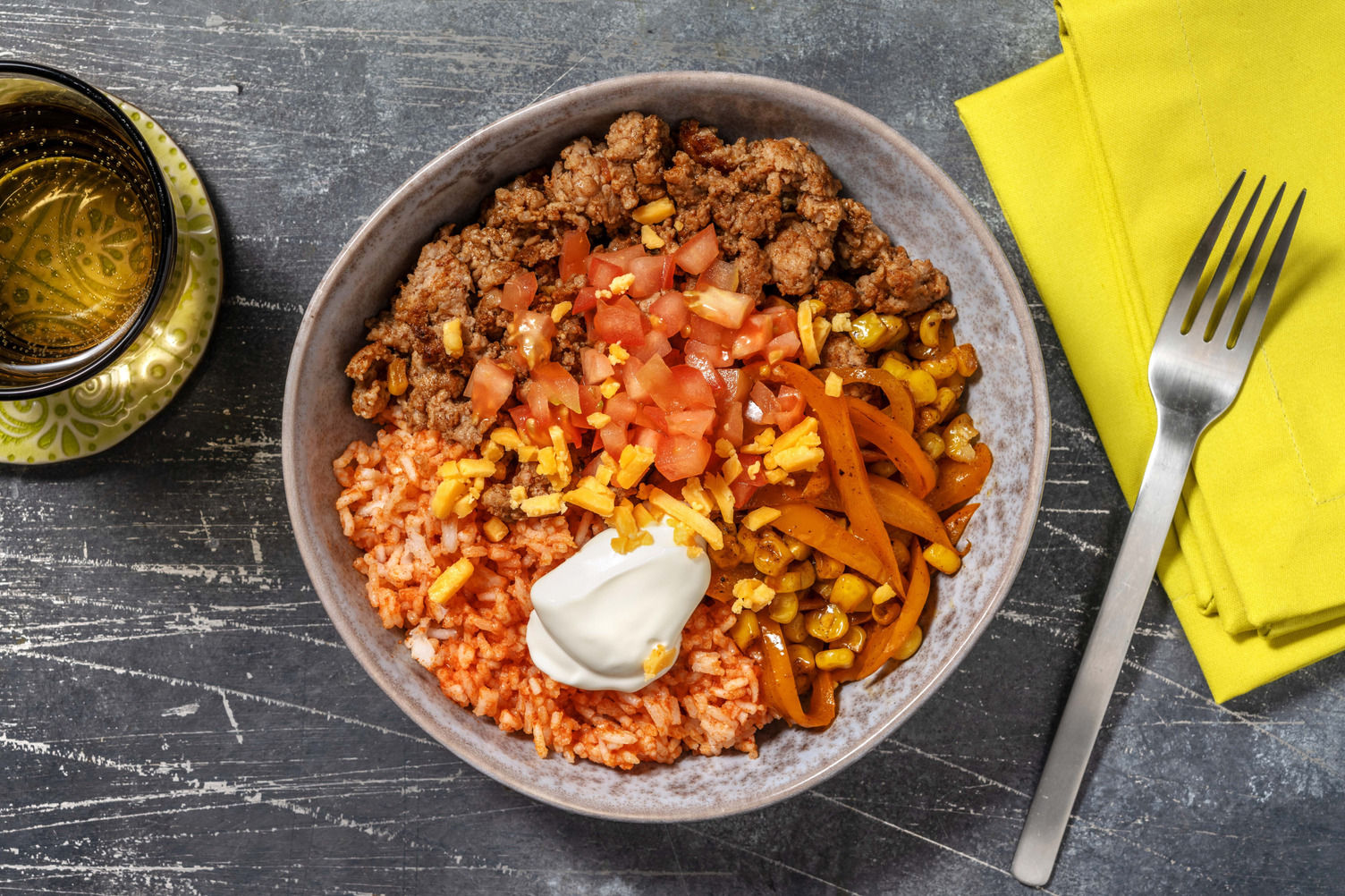 Ground Chicken Fajita Bowls Recipe HelloFresh