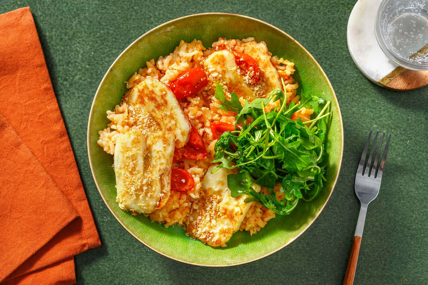 Halloumi and Sundried Tomato Risotto Recipe HelloFresh