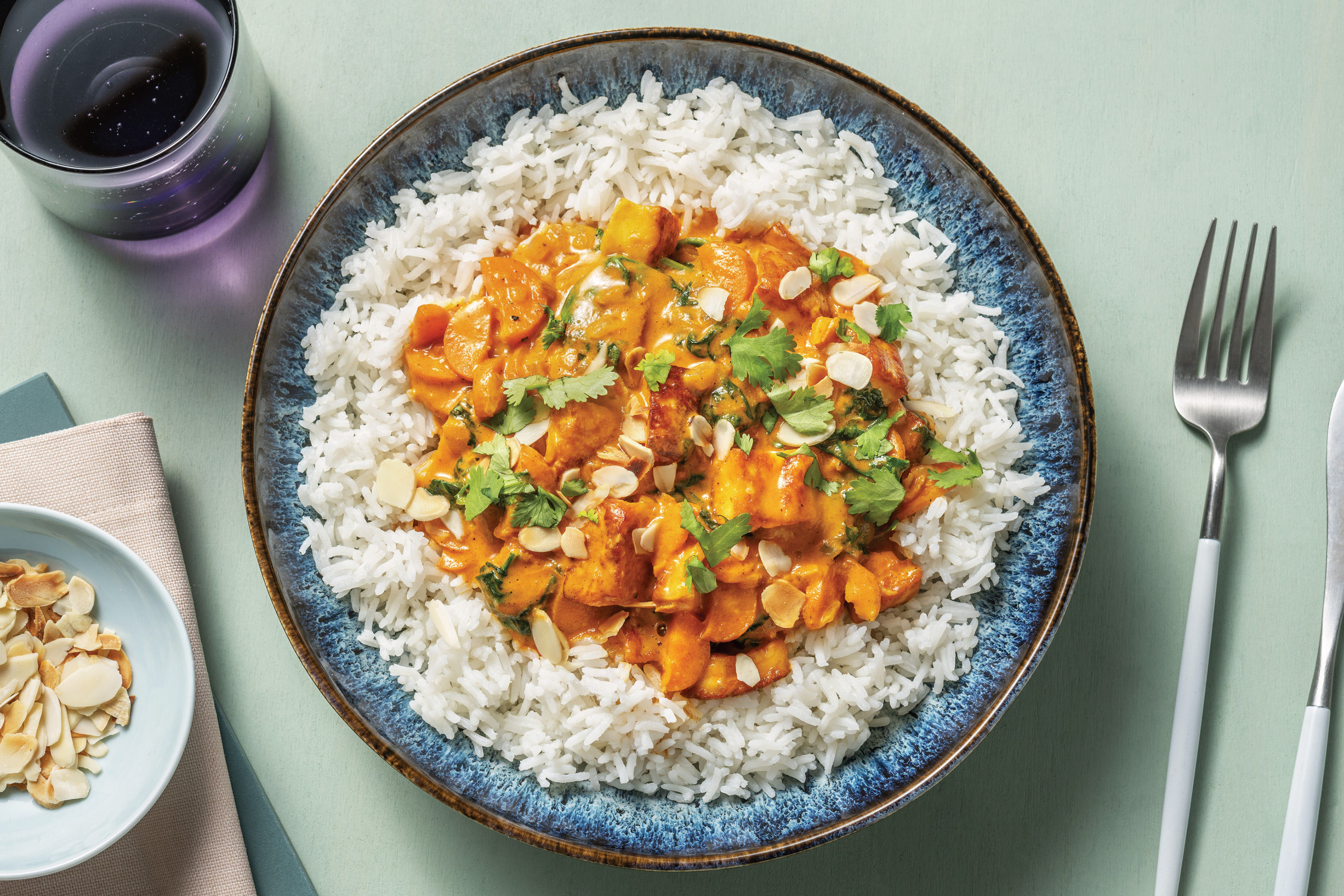 Hello Basmati Rice Haloumi Butter Masala & Basmati Rice Recipe | HelloFresh