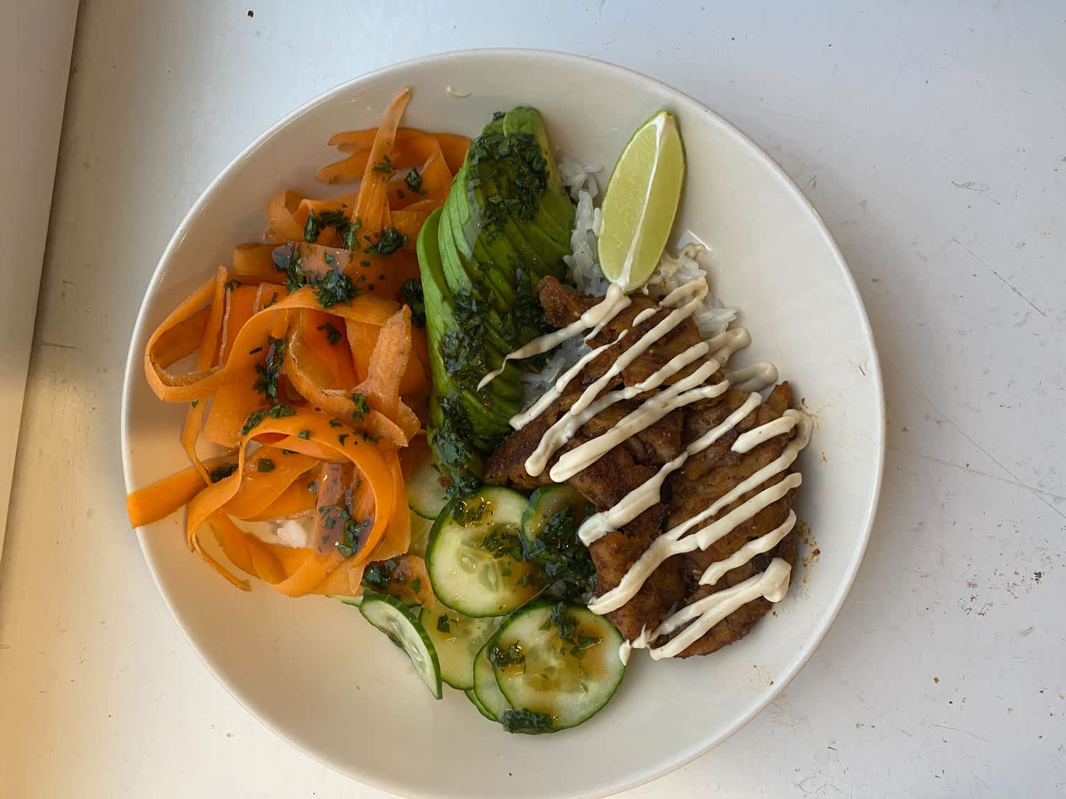 Fresh veggie kebab poke bowl HelloFresh