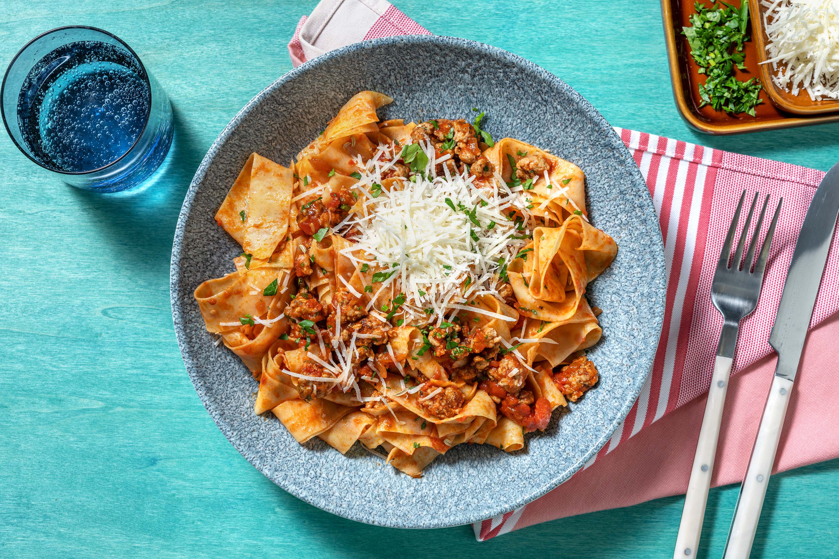 Herby Pork Ragu with Pappardelle Recipe | HelloFresh