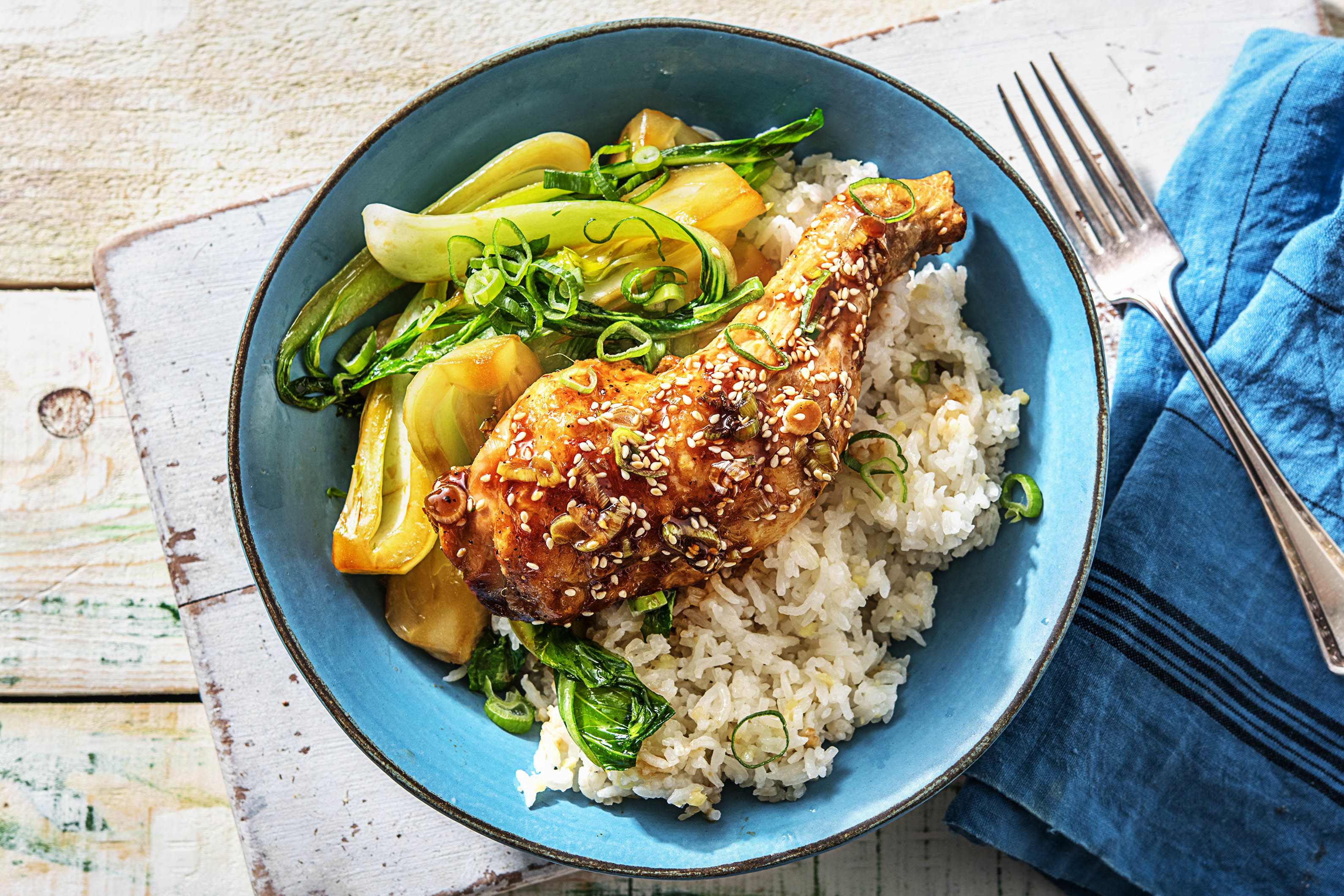 Glasierte Hoisin-Hähnchenkeulen Rezept | HelloFresh
