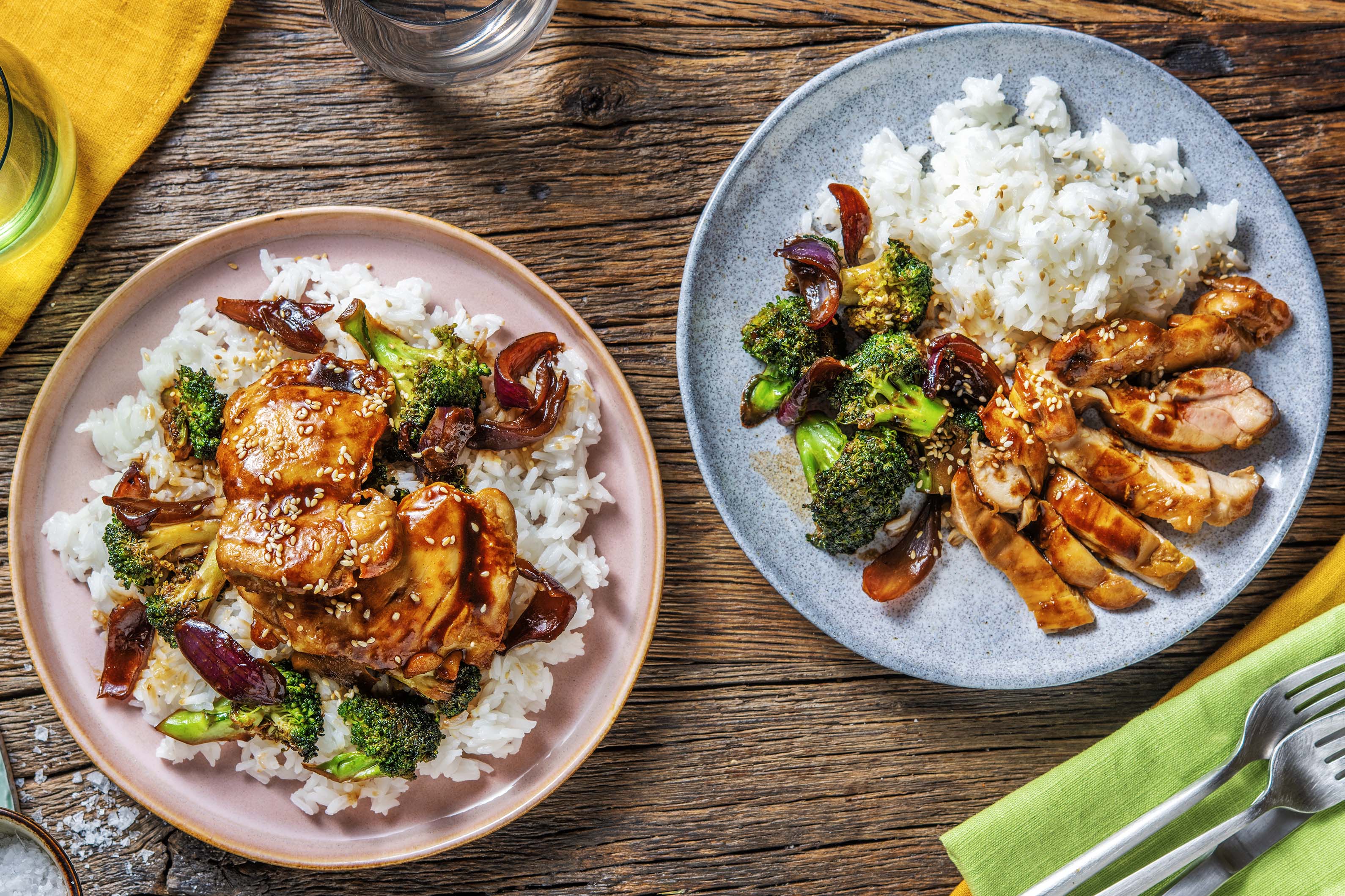 Hoisin Sticky Baked Chicken Thighs Recipe HelloFresh