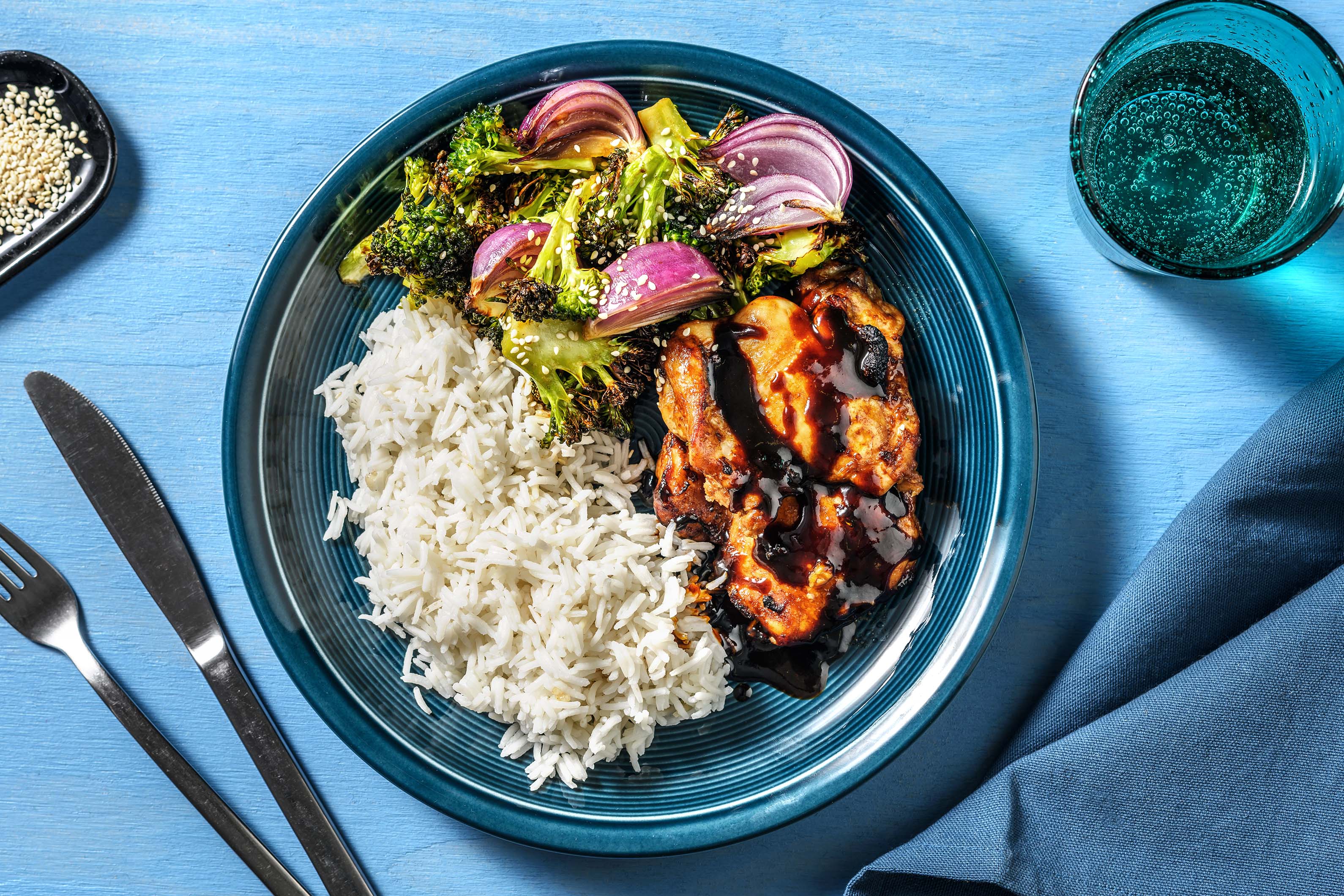 Hoisin Sticky Baked Chicken Thighs Recipe HelloFresh