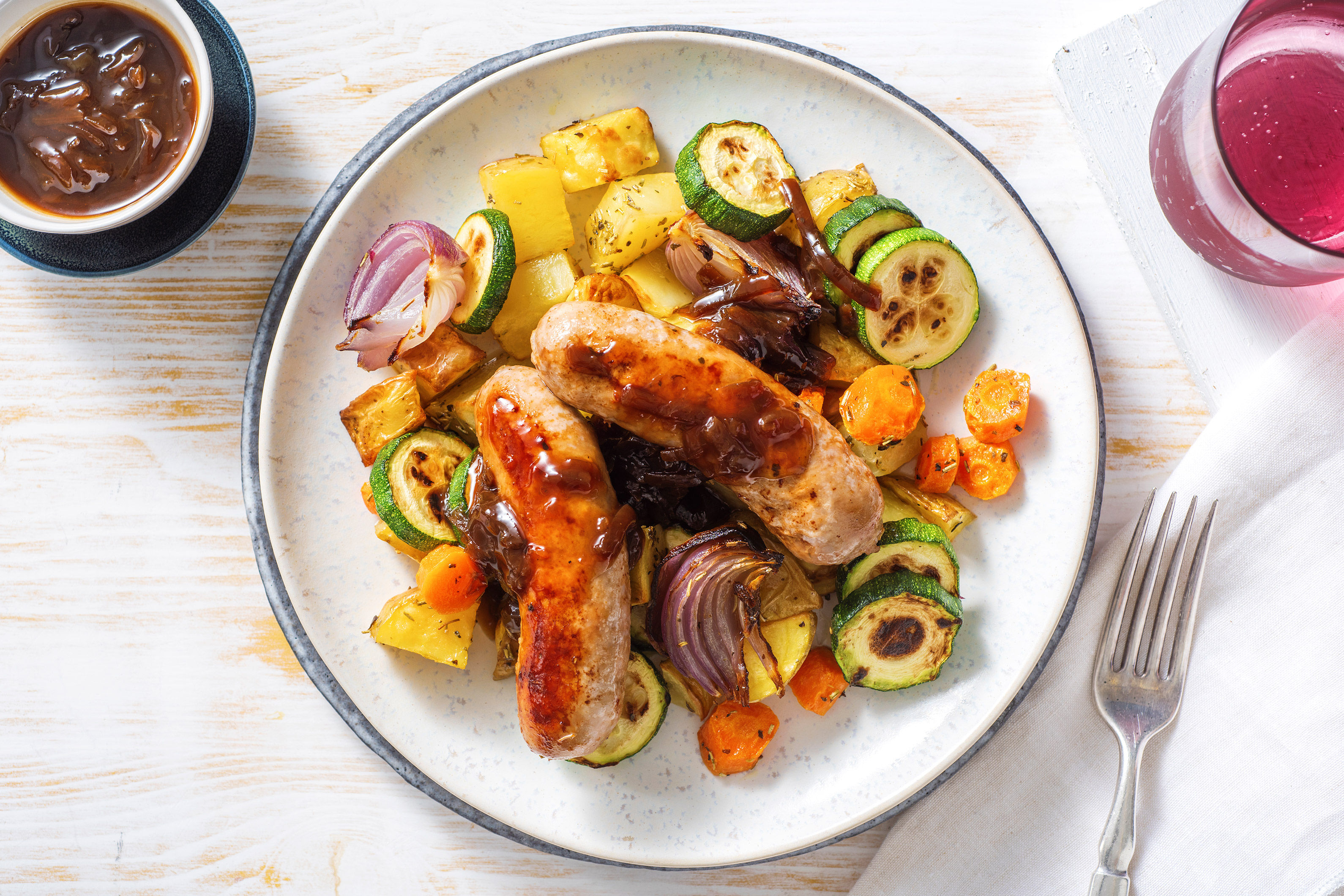 Sausage Tray Bake with Gravy Recipe HelloFresh