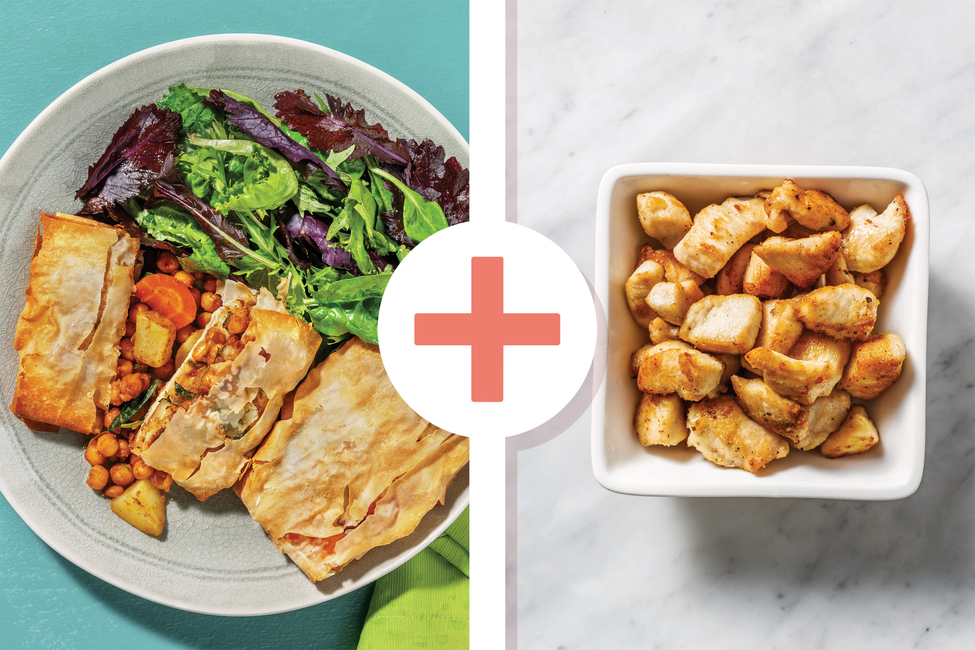 Indian Chicken & Chickpea Filo Parcels Recipe HelloFresh