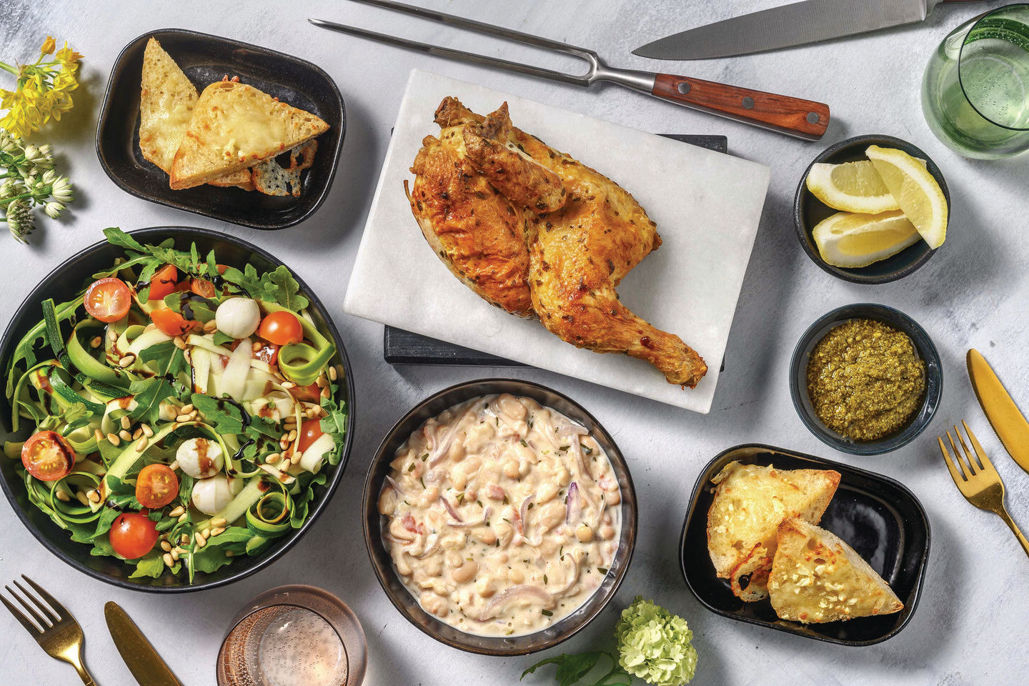 Italian Chicken & Creamy Bacon Butter Beans Recipe HelloFresh