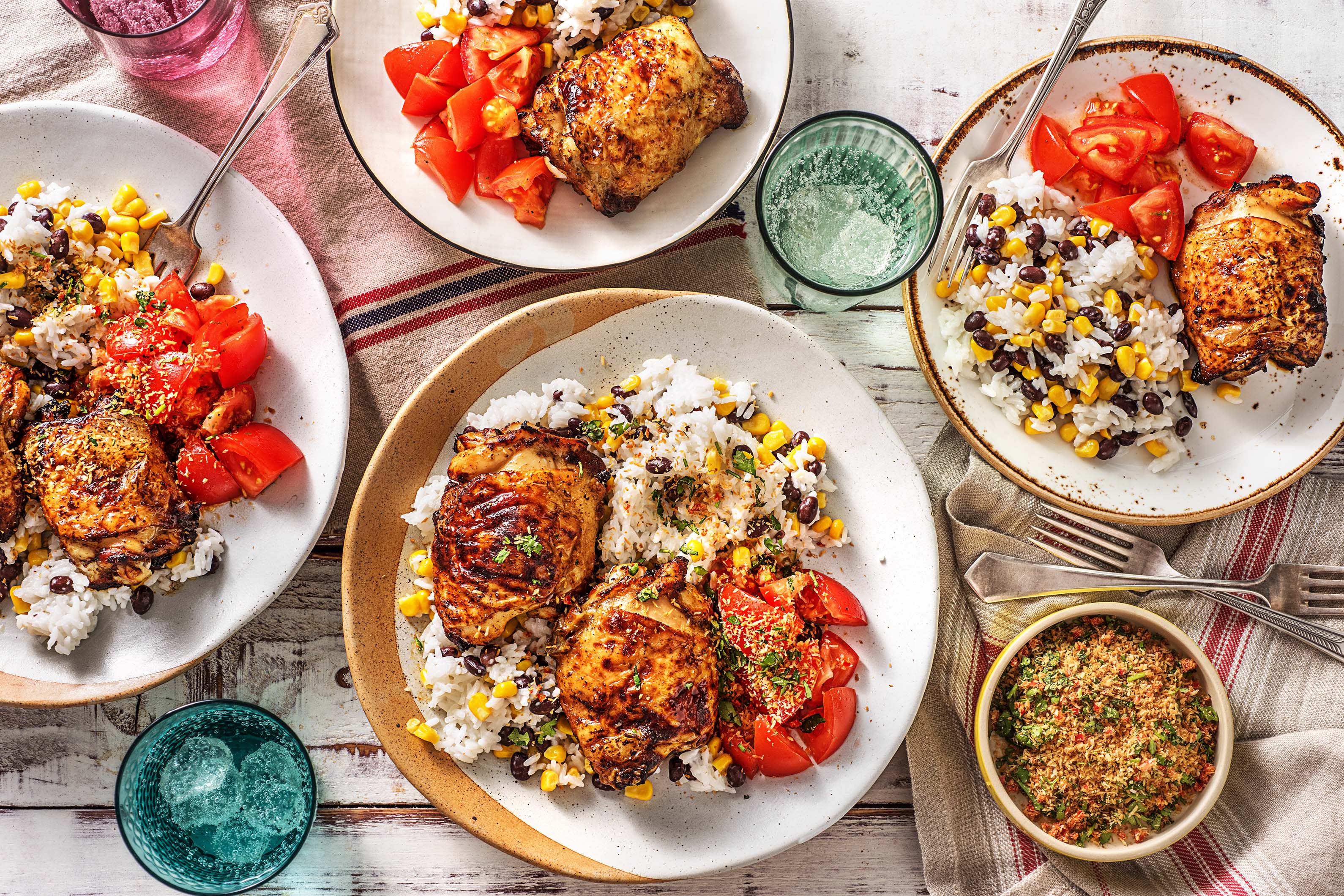 Jerk Chicken with Rice and Beans Recipe HelloFresh