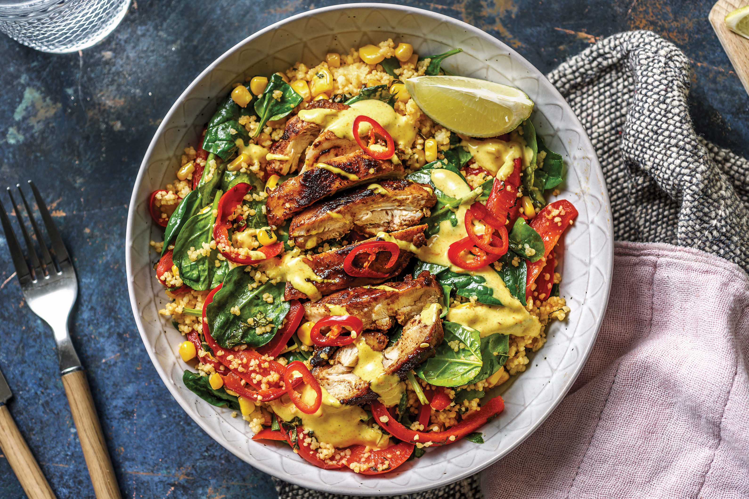 Jerk Chicken & Caribbean Couscous HelloFresh