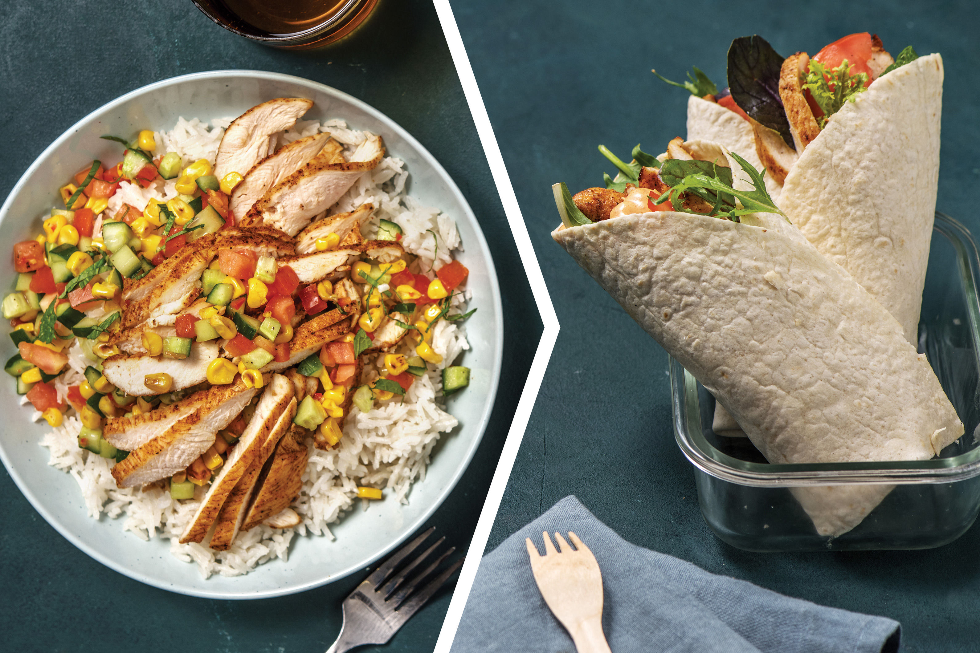 Caribbean Chicken, Coconut Rice & Corn Salsa for Dinner Recipe HelloFresh