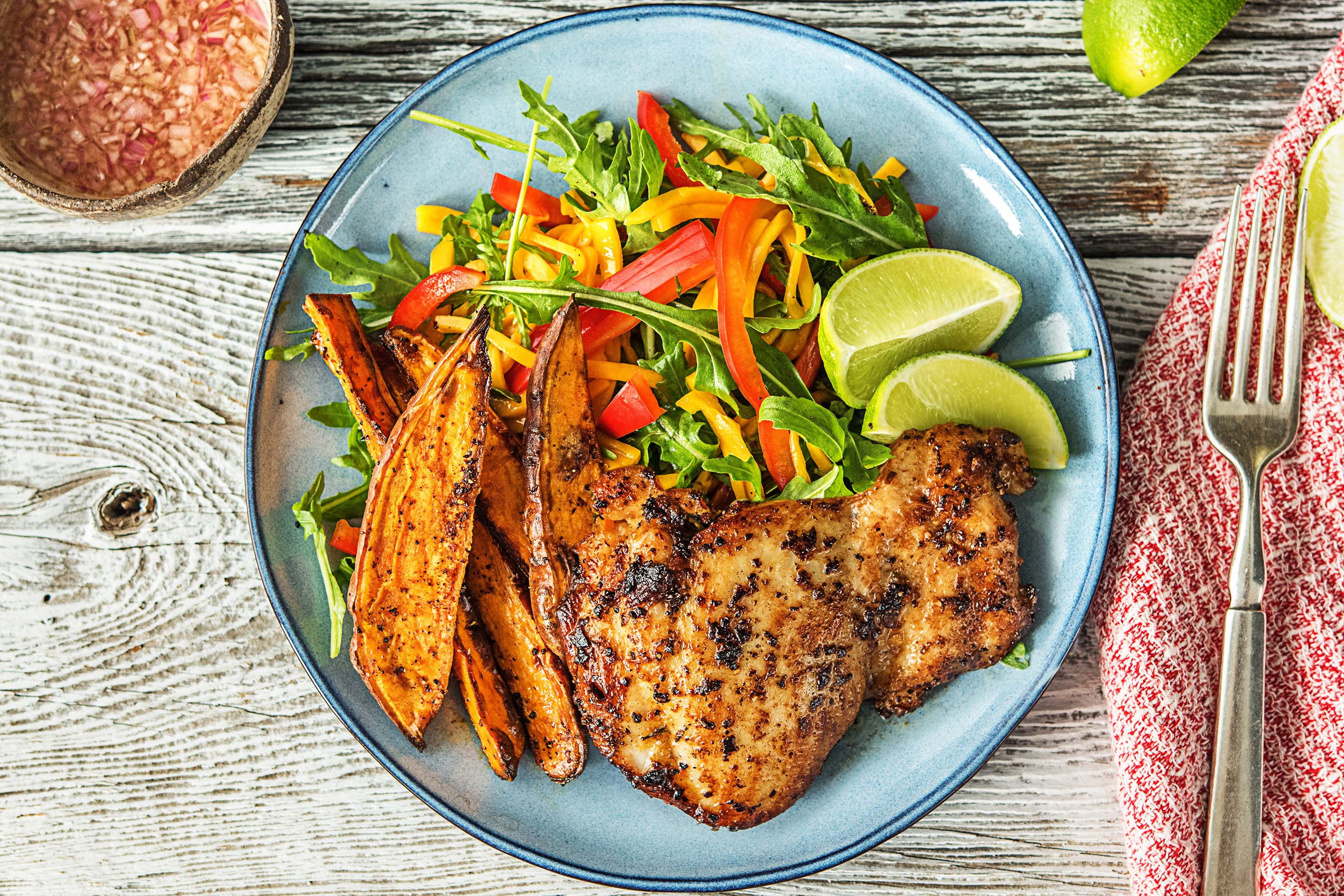 Jerk Chicken Thighs Recipe HelloFresh