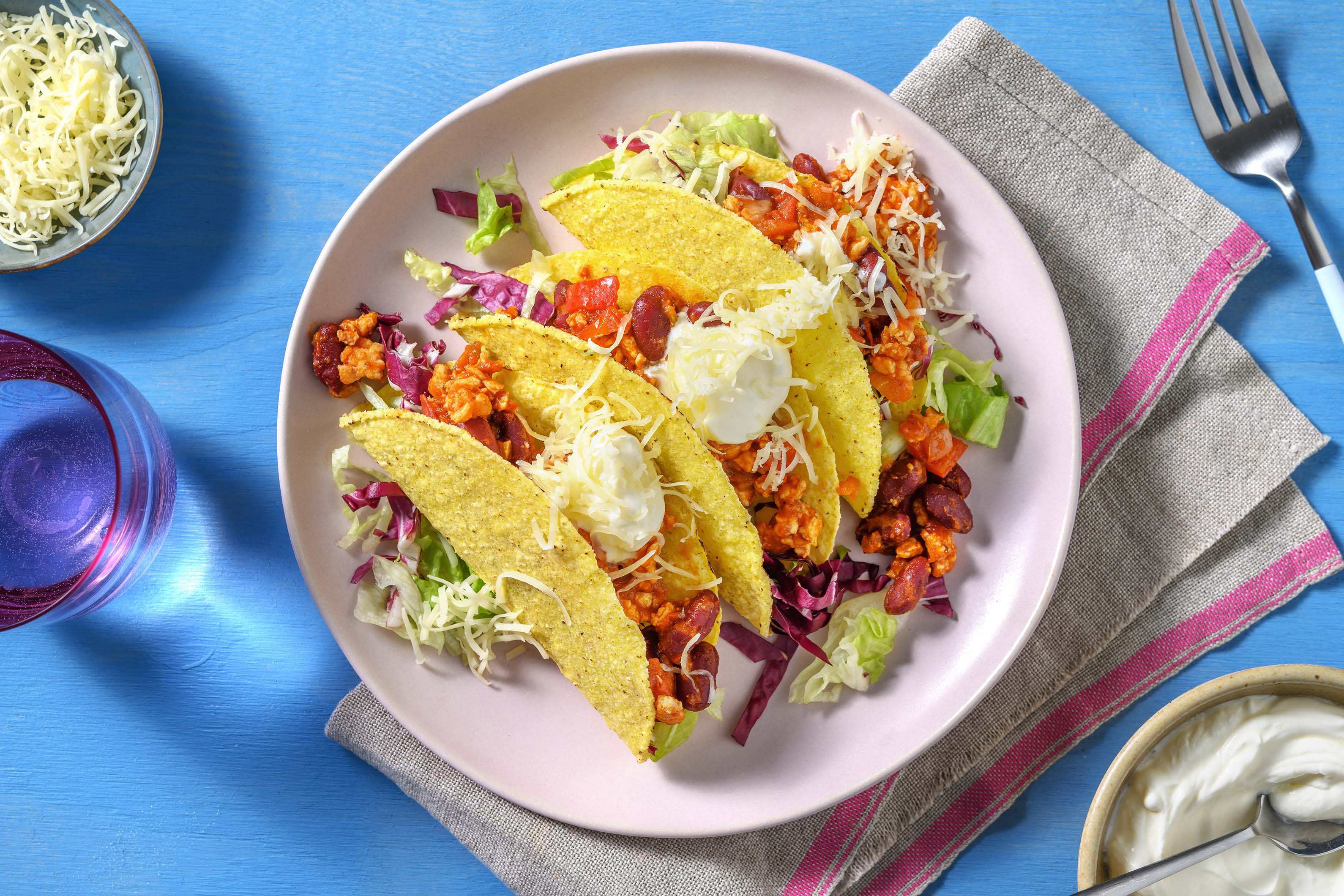 Knapperige Taco's Met Kipgehakt Recept | HelloFresh