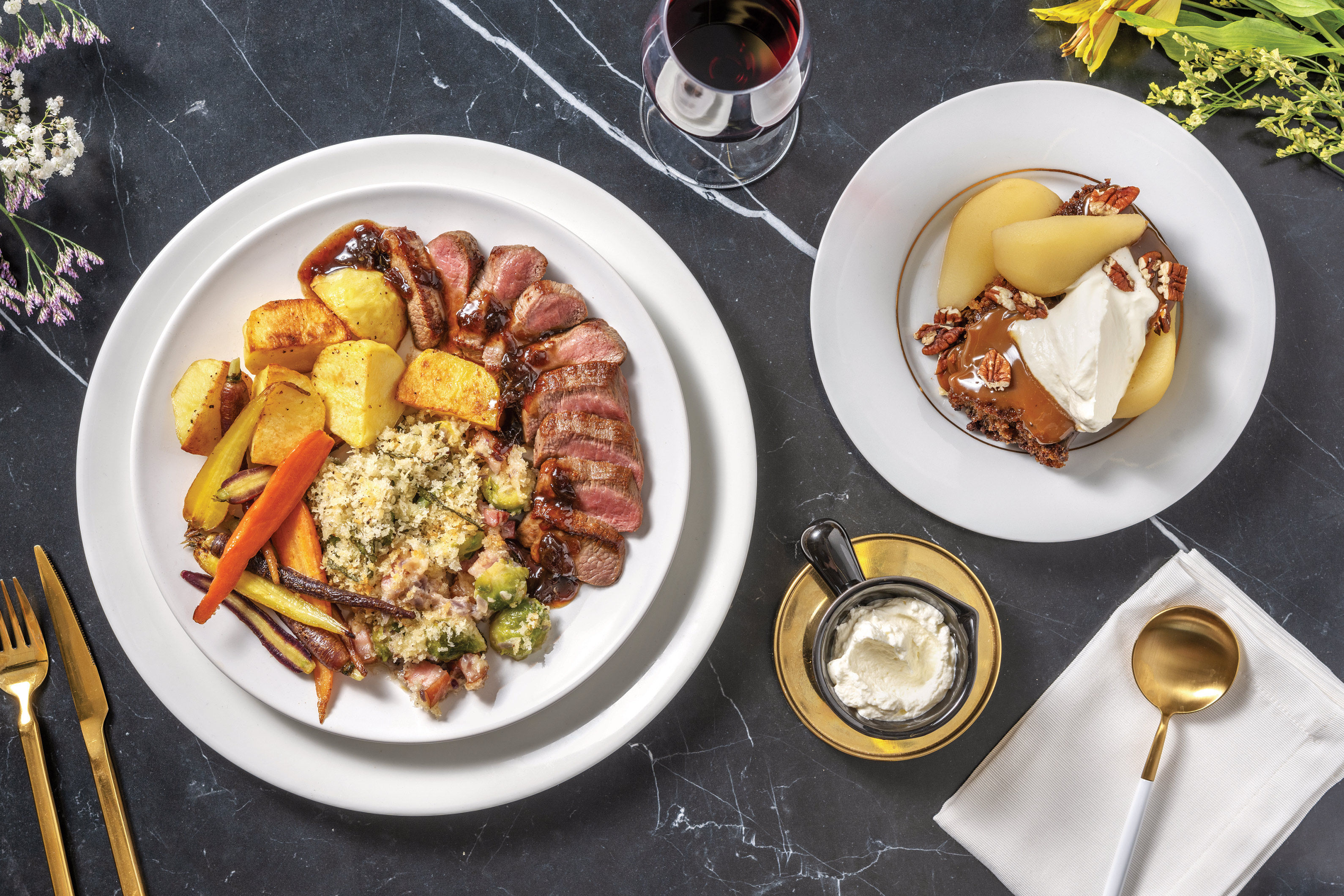 Lamb Short Loin, Bacon Crumble & Roast Potatoes Recipe HelloFresh