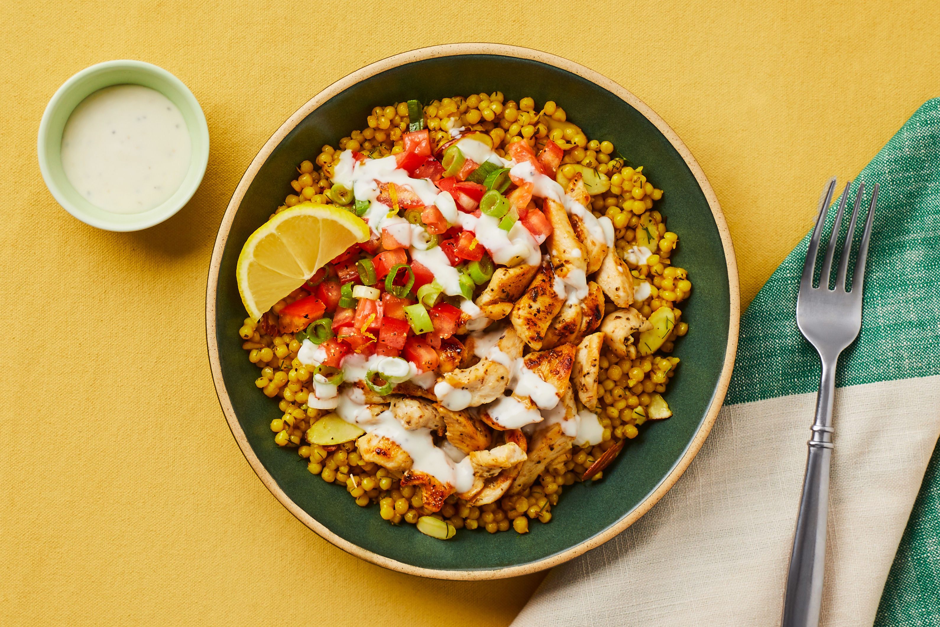 Lemon Dill Chicken & Couscous Bowls Recipe | HelloFresh