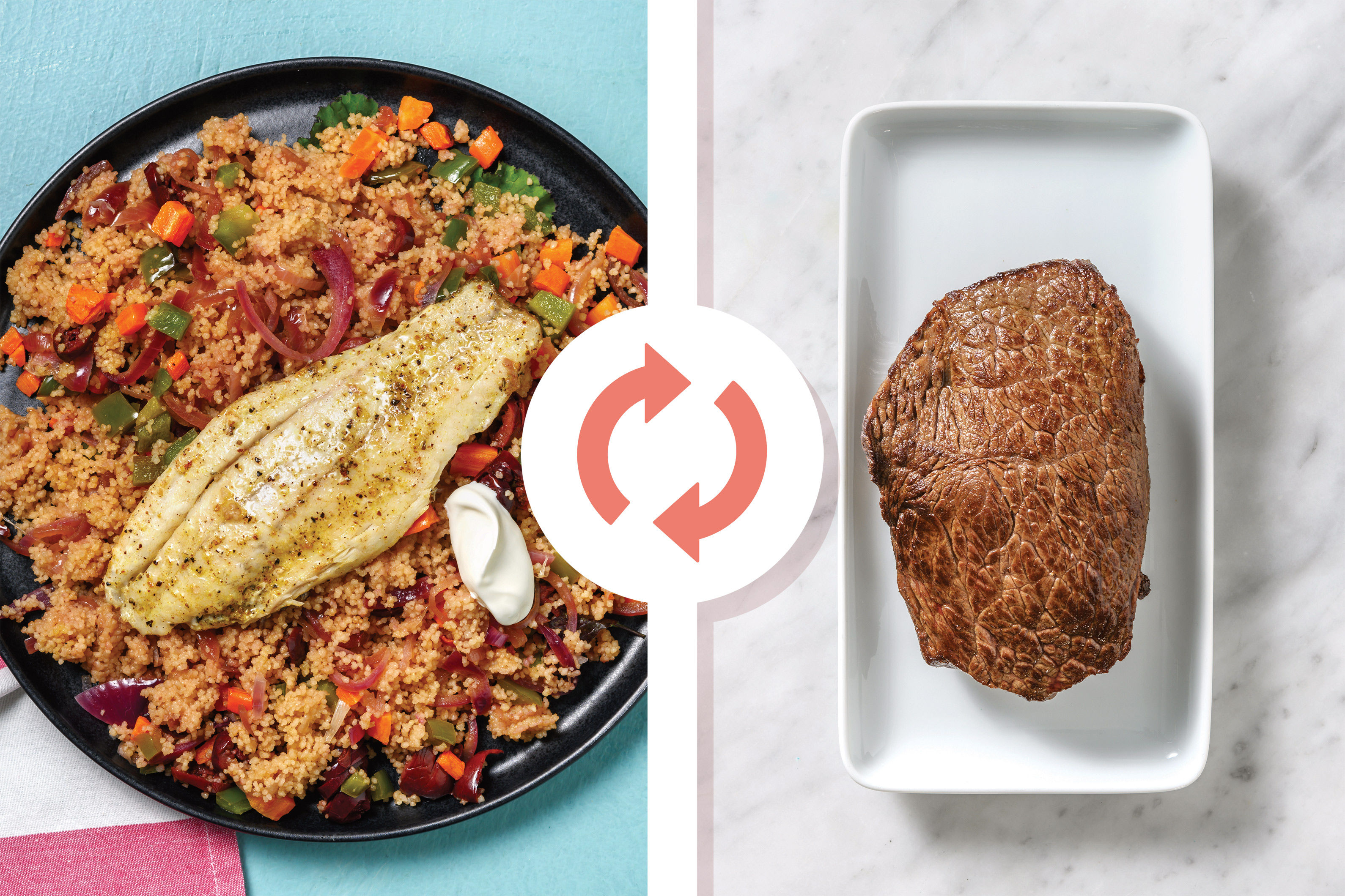 Lemon Pepper Beef & Yoghurt Recipe HelloFresh