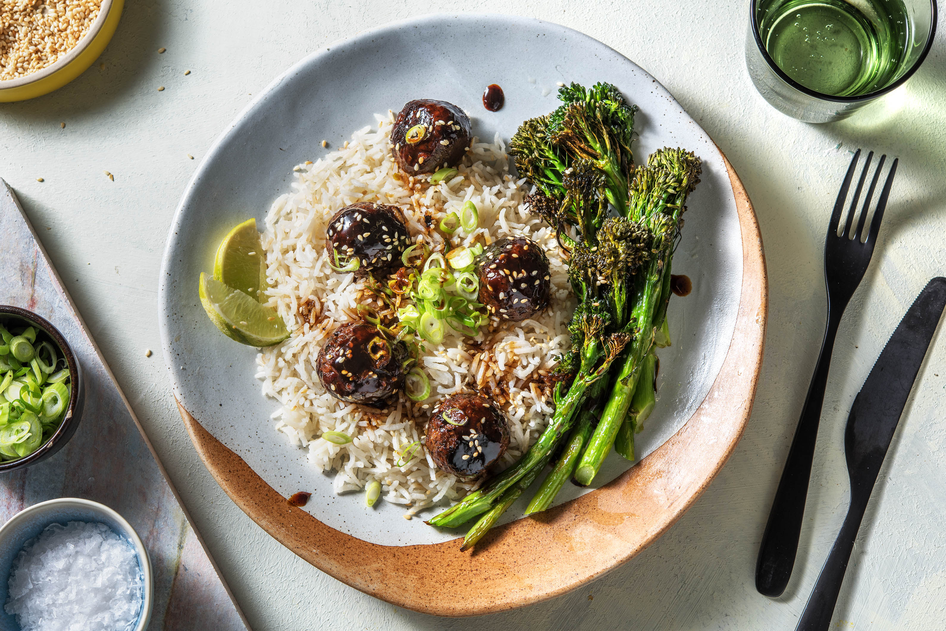 Hoisin Glazed Vegetarian Meatballs Recipe HelloFresh