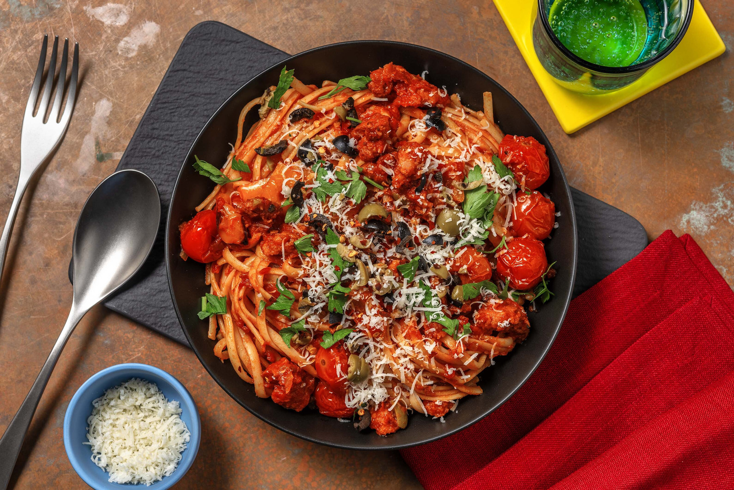 Spanish Inspired Chorizo Linguine Recipe Hellofresh