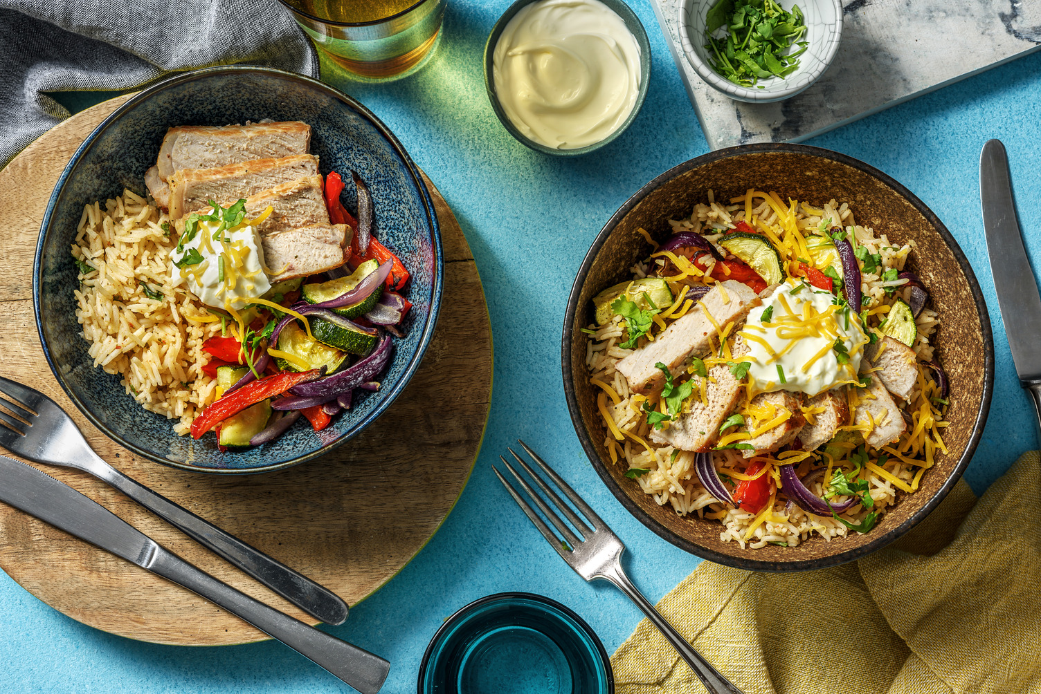 Loaded Pork Fajita Bowl Recipe HelloFresh