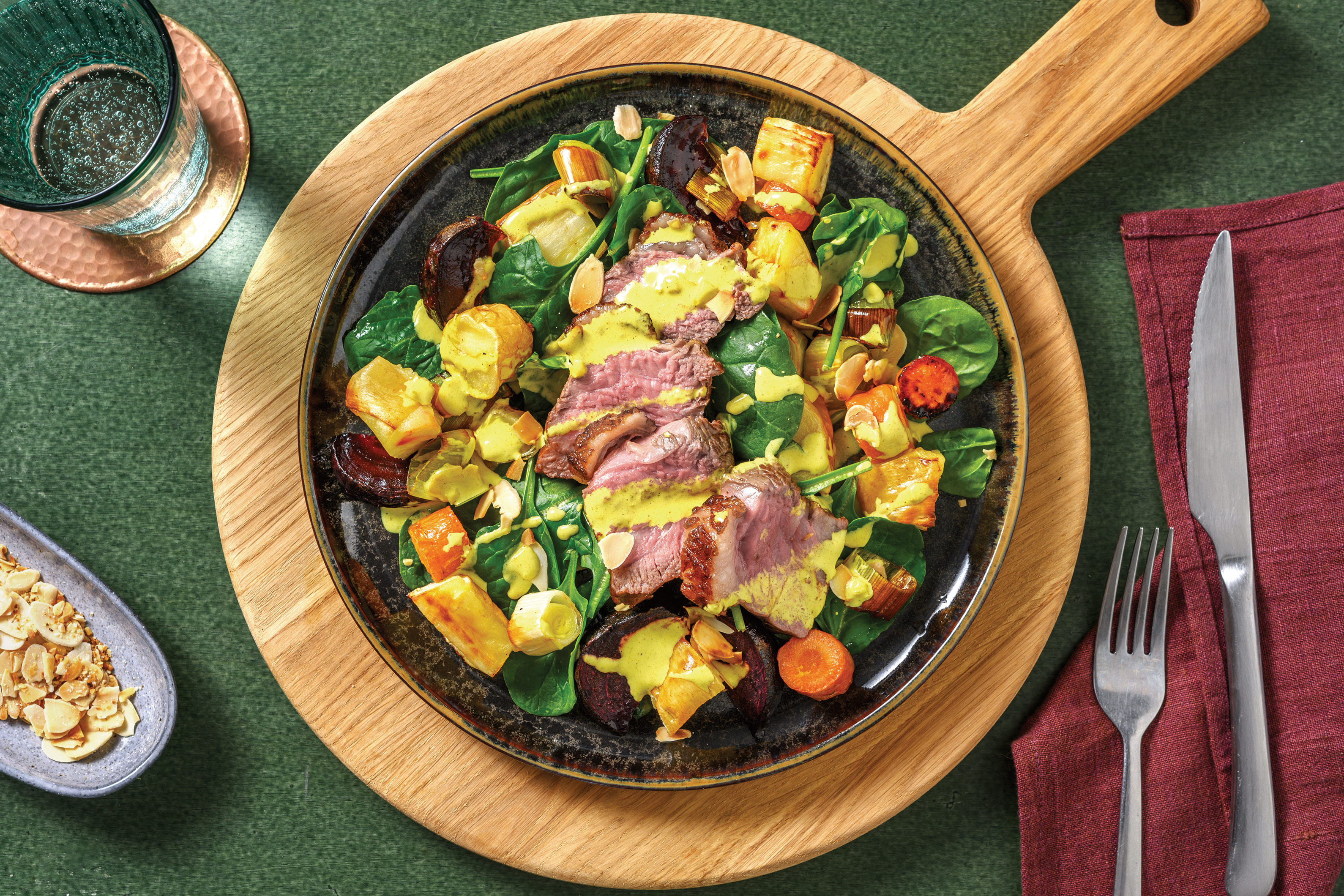 [Low-Carb] Lamb Rump & Roast Veggie Salad Recipe | HelloFresh