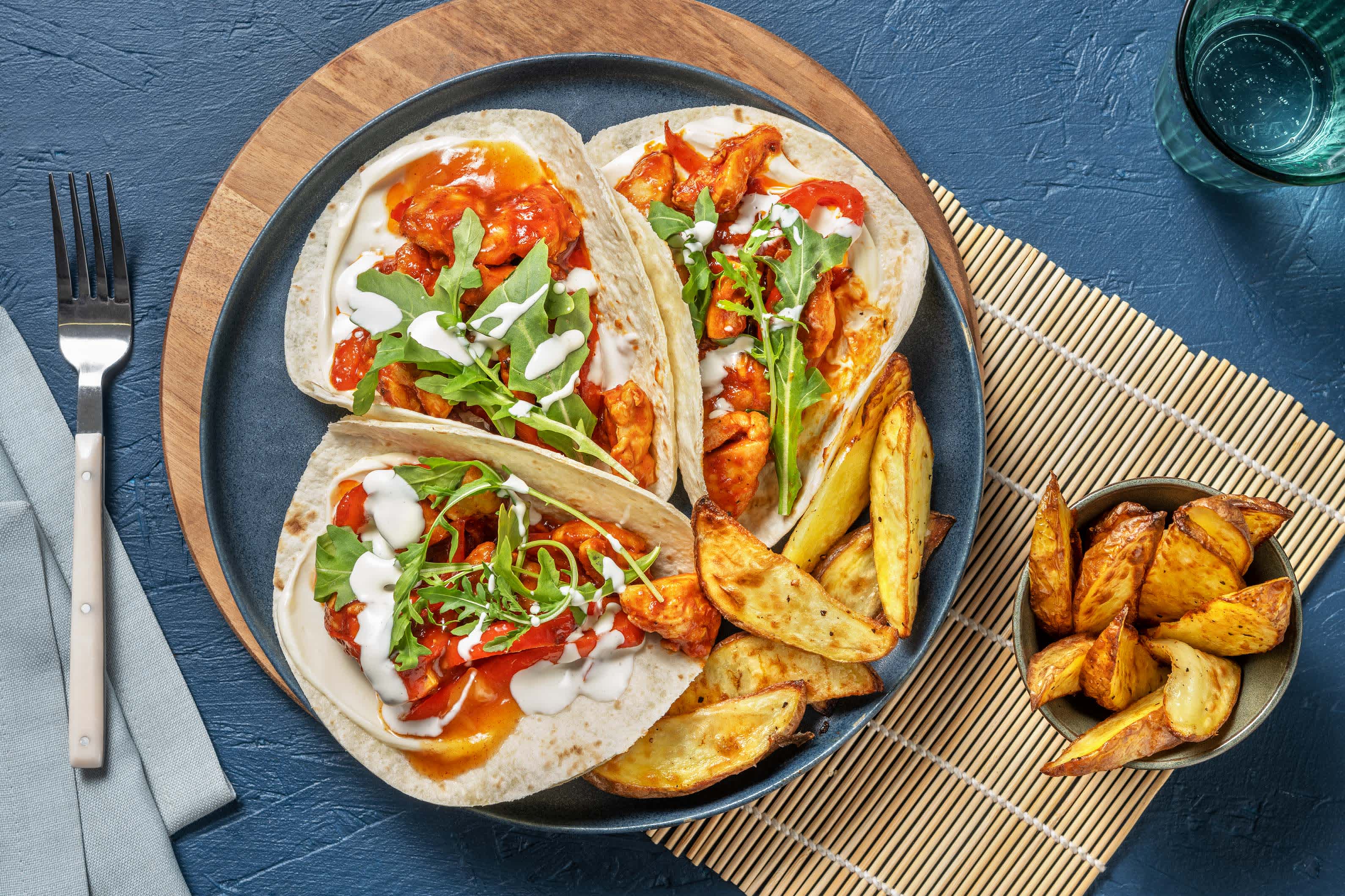 Mango Chutney Curried Chicken Wraps Recipe HelloFresh