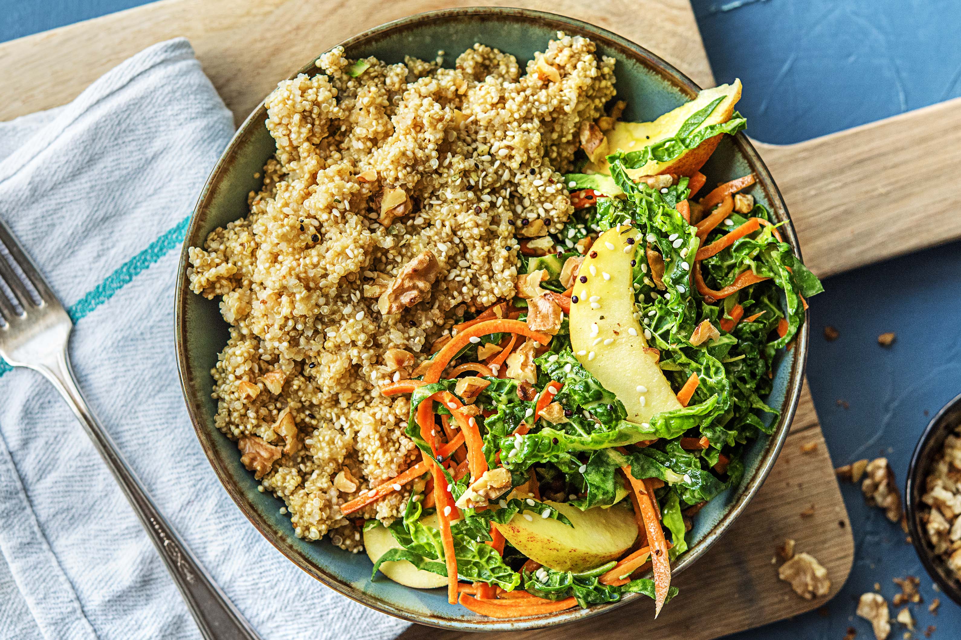 MapleMustard Kale Salad Recipe HelloFresh