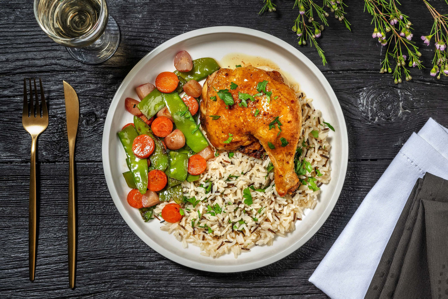 MapleMustard Roasted Chicken Recipe HelloFresh