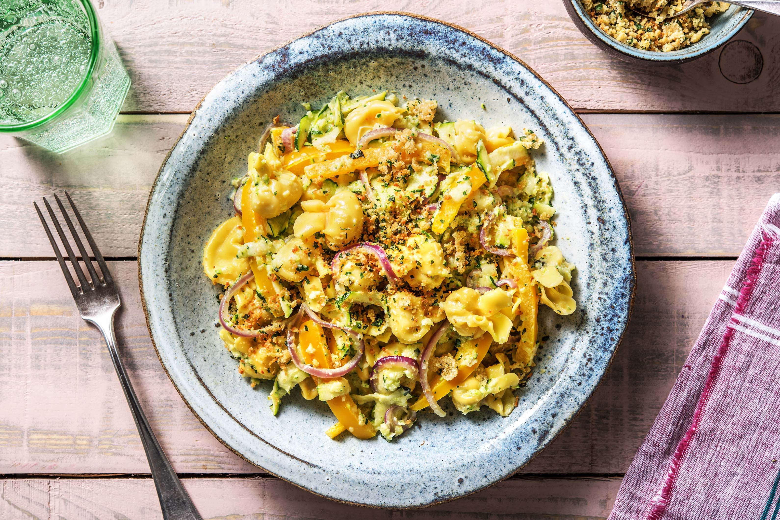 Mediterrane Fiorelli mit Pilzfüllung Rezept HelloFresh