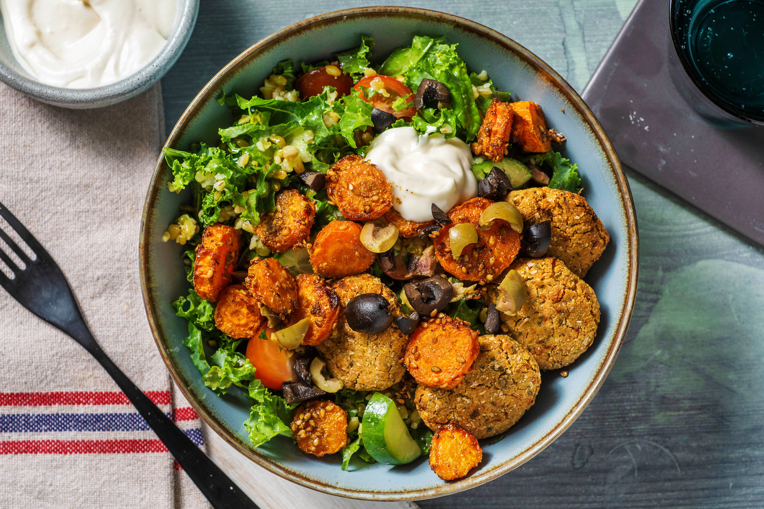 Mediterranean Falafel Bowl Recipe | HelloFresh