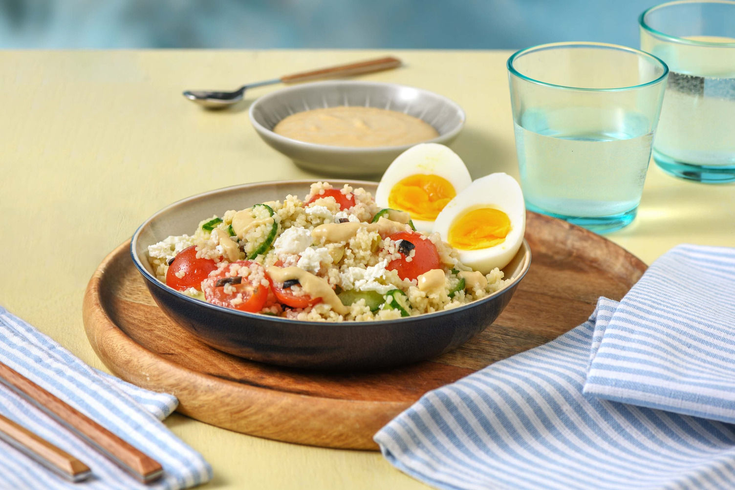 MediterraneanInspired Hummus Bowl Recipe HelloFresh