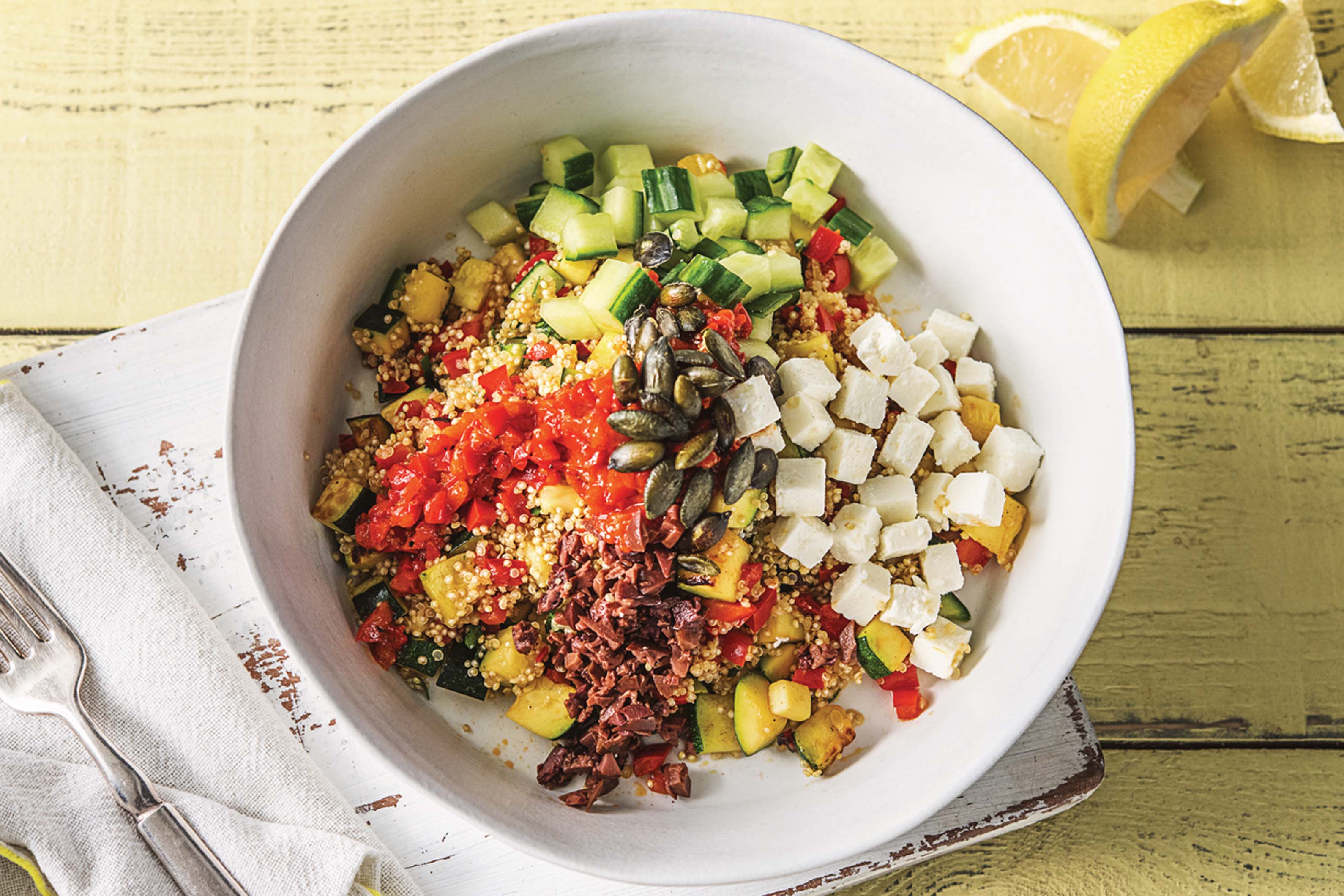 Mediterranean Quinoa Bowl Recipe HelloFresh