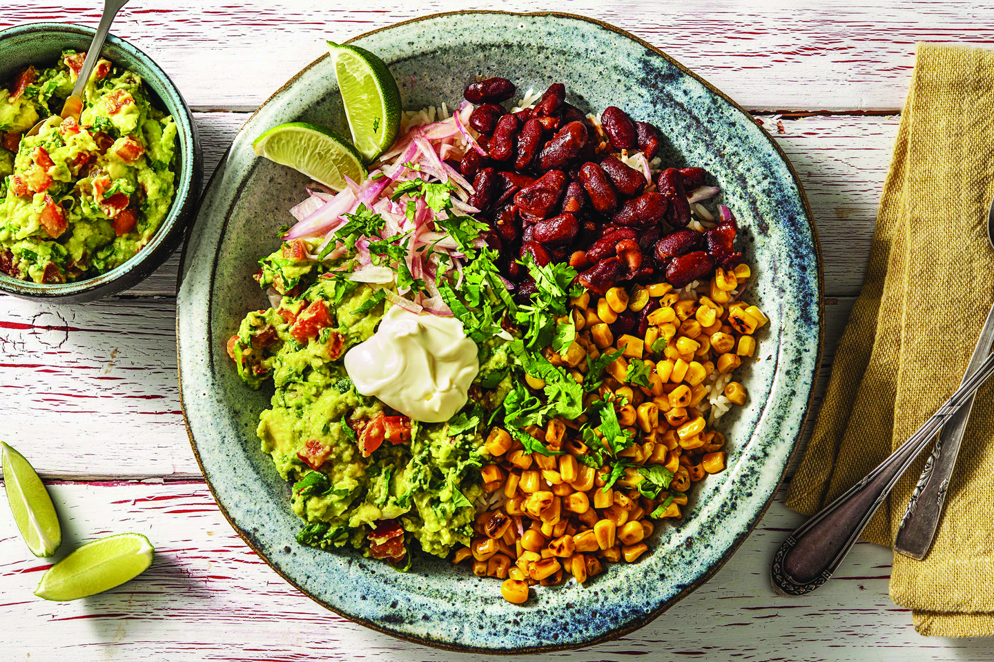Mexican Bean & Corn Burrito Bowl Recipe | HelloFresh