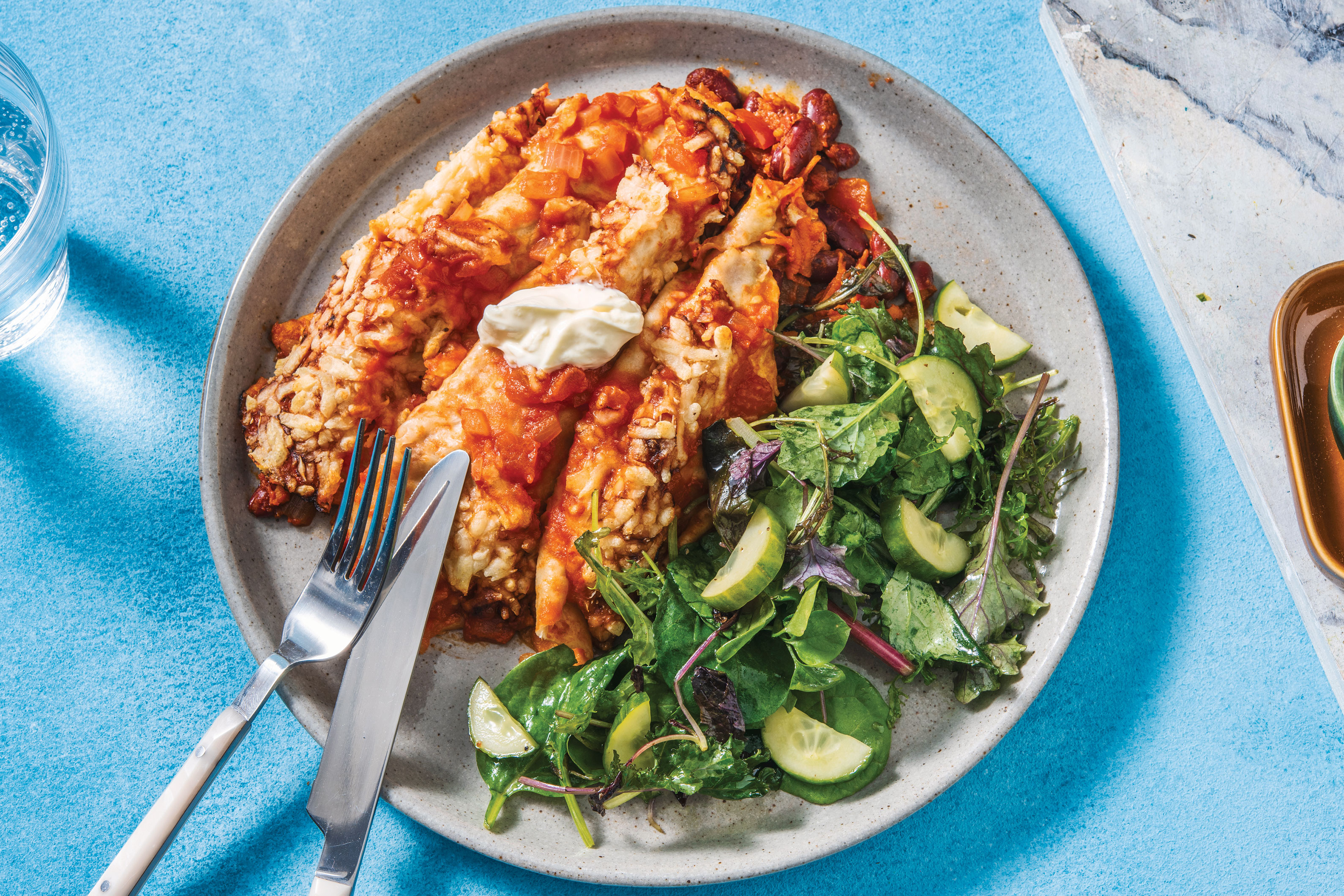 American Veggie & Bean Enchiladas Recipe | HelloFresh